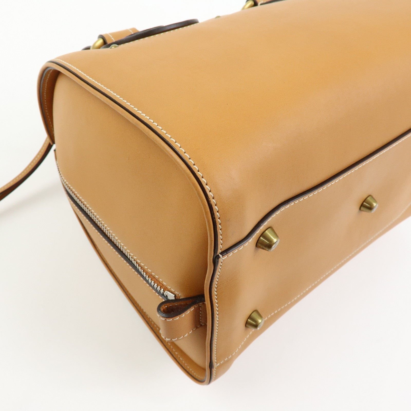 Chloe Paddington Leather 2Way Bag Hand Bag Shoulder Bag Brown