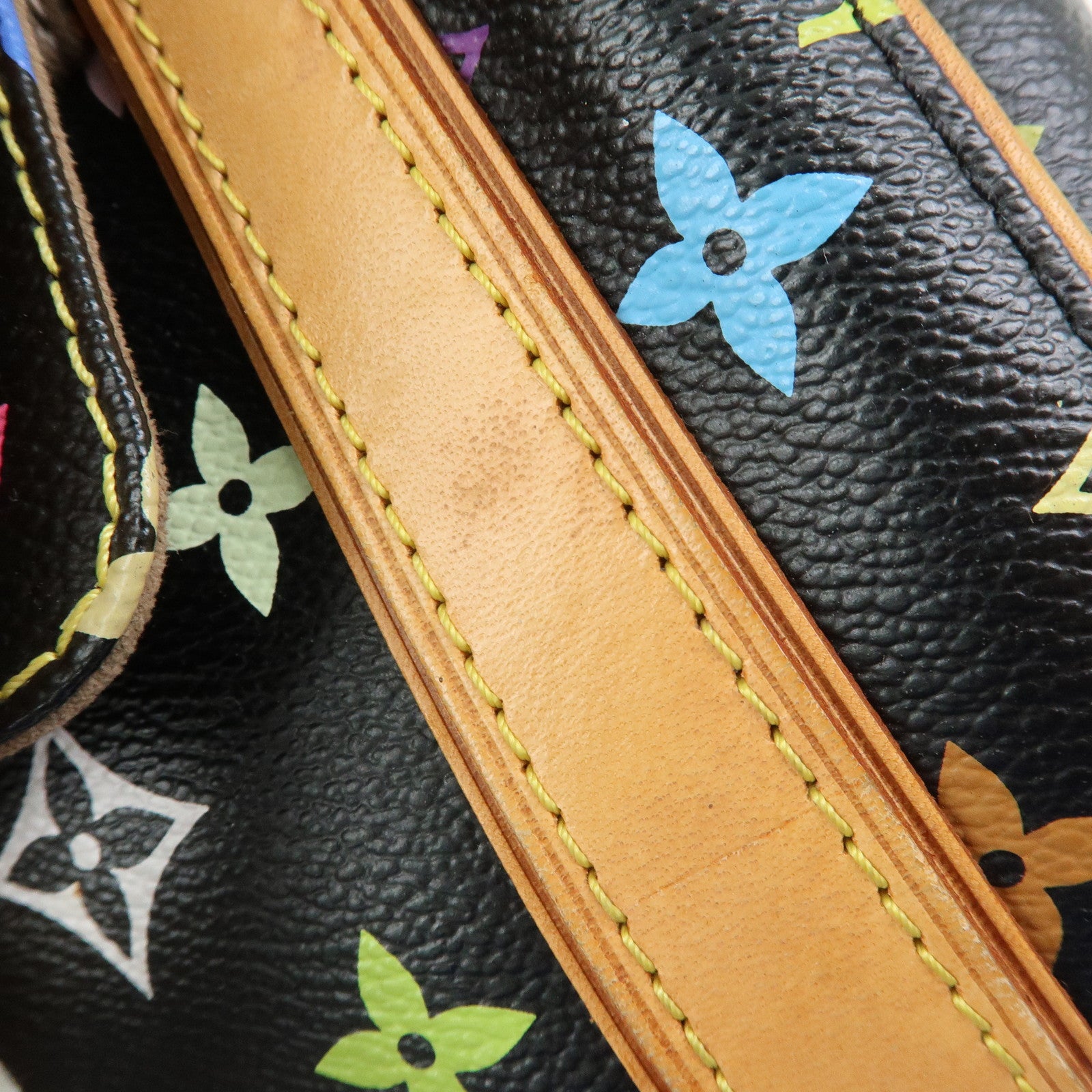 Louis Vuitton Monogram Multicolor Priscilla Hand Bag Noir M40097