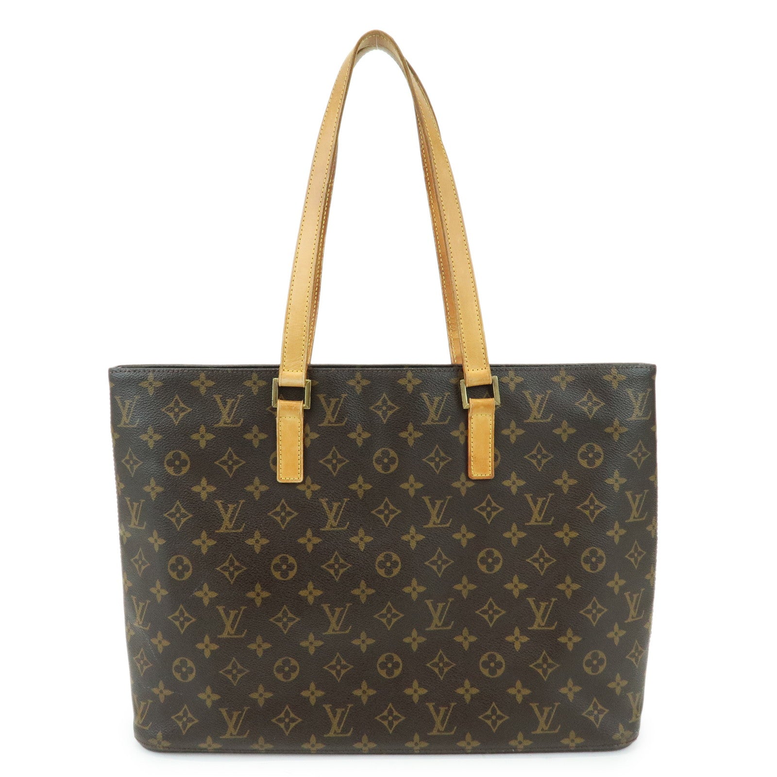 Louis Vuitton Monogram Luco Tote Bag Shoulder Bag Brown M51155
