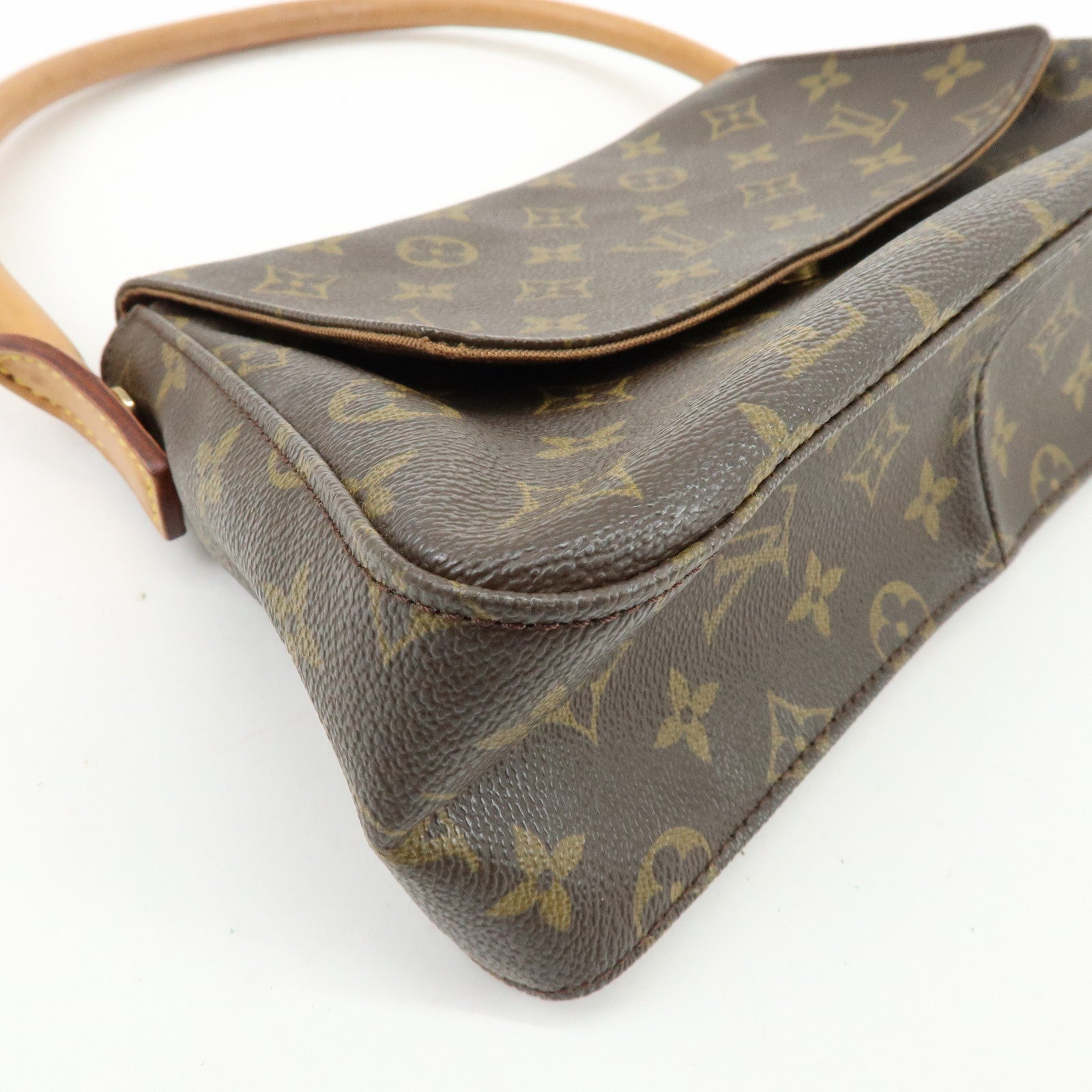 Louis Vuitton Monogram Mini Looping Shoulder Bag Brown M51147