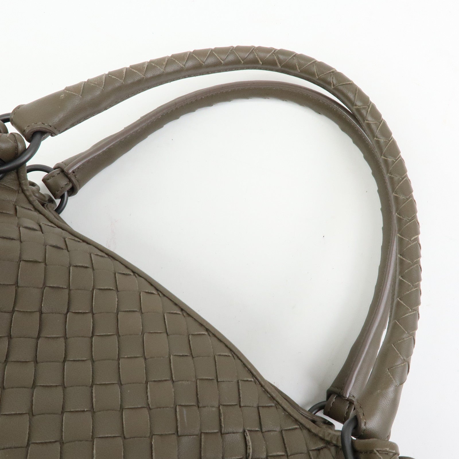 BOTTEGA VENETA Intrecciato Parachute Nappa Leather Shoulder Bag 428047