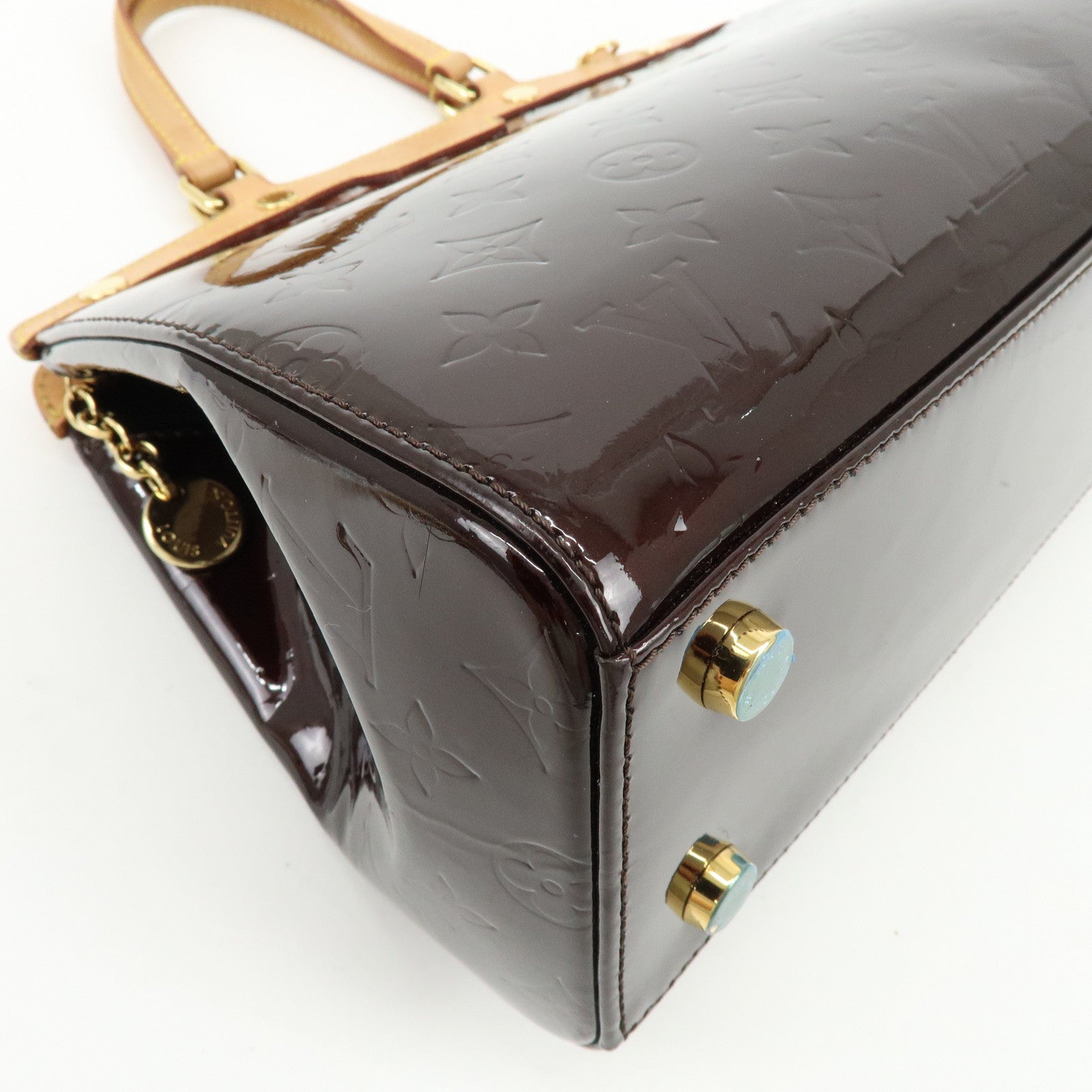 Louis Vuitton Monogram Vernis Brea MM 2Way Shoulder Bag Amarante M91619