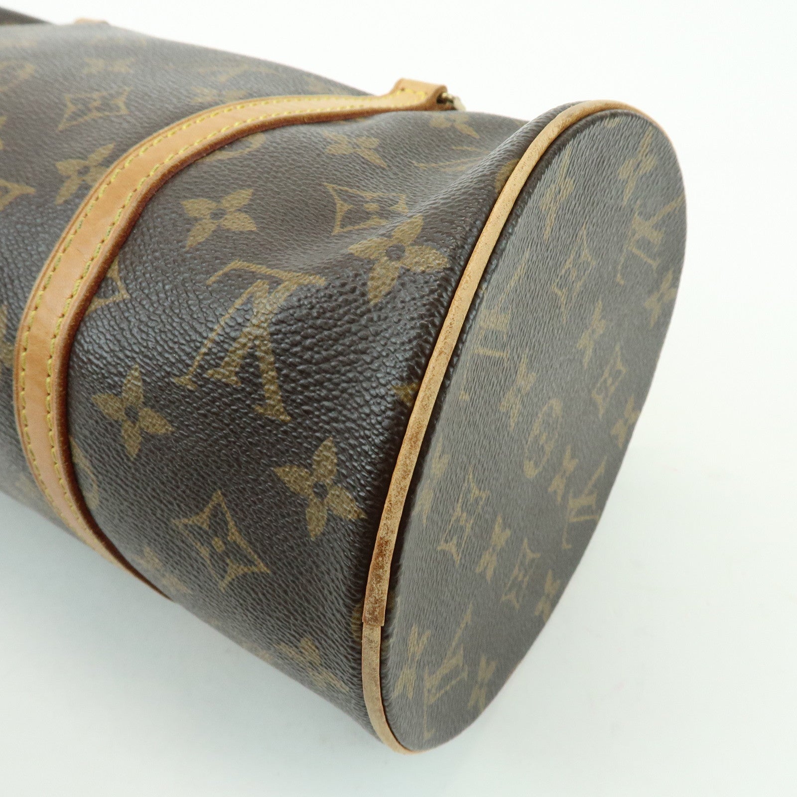 Louis Vuitton Monogram Papillon 30 Canvas Hand Bag Brown M51385