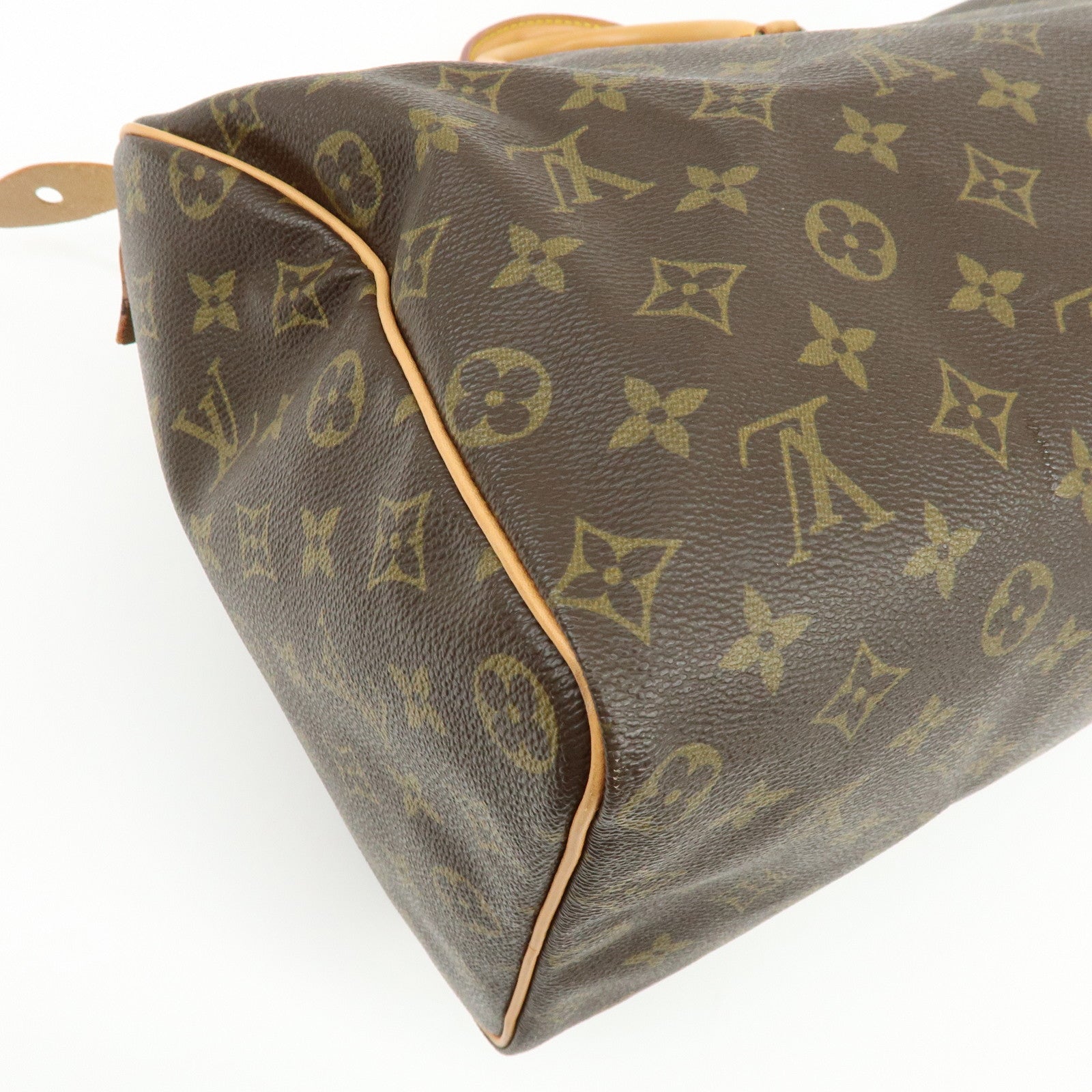 Louis Vuitton Monogram Speedy 40 Hand Bag Boston Bag Brown M41522