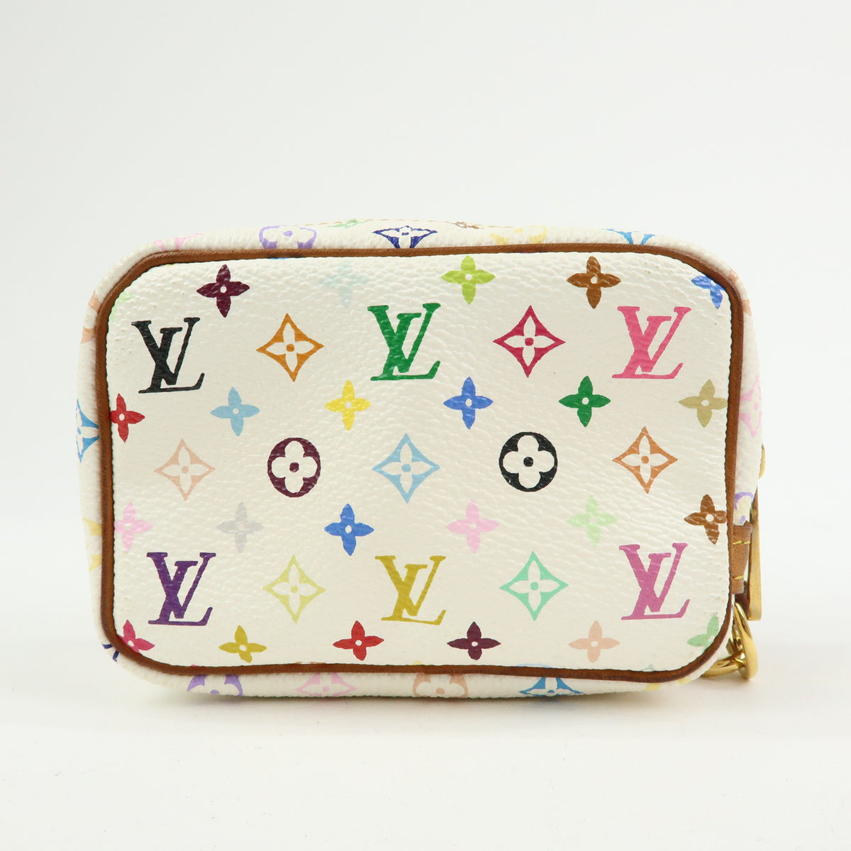 Louis Vuitton Monogram Multicolor Trousse Wapity Pouch Blanc M58033
