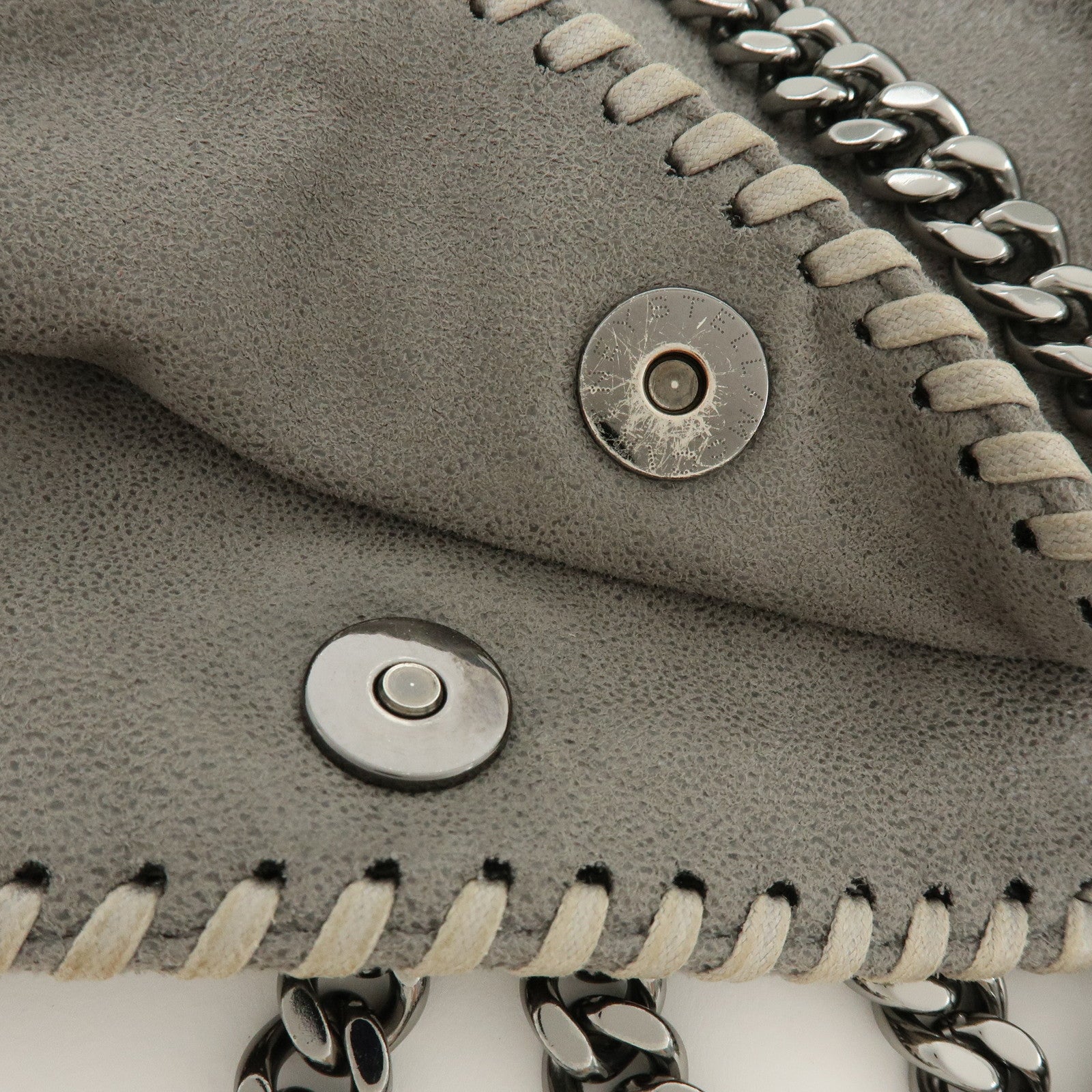 STELLA MCCARTNEY Falabella Faux Leather 2Way Bag Grey 371223