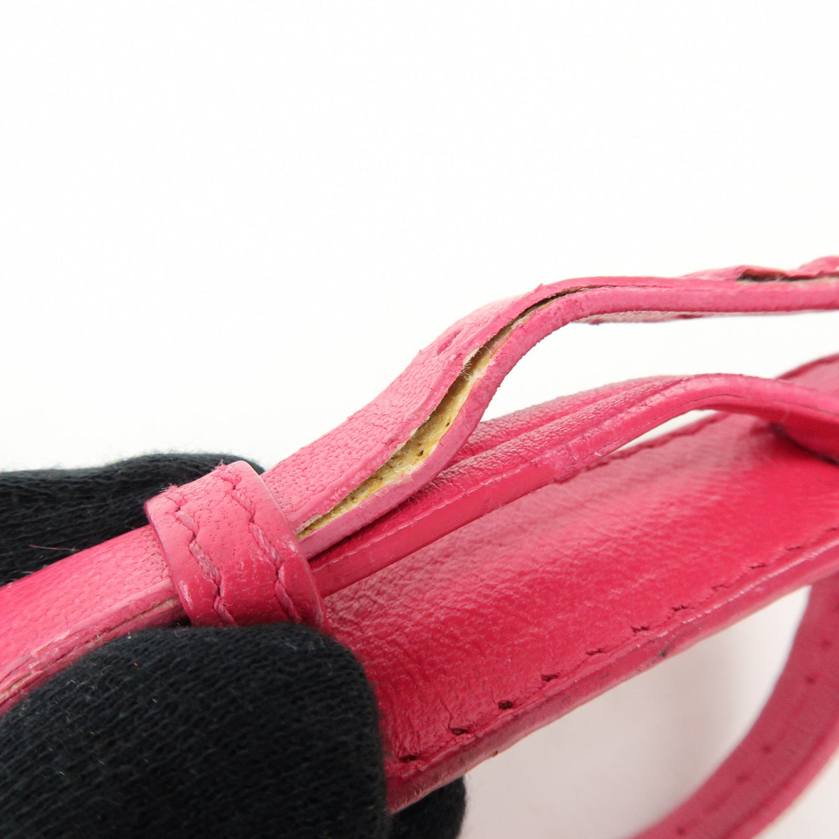 BOTTEGA VENETA Inttrecciato Nodini Leather Shoulder Bag Pink