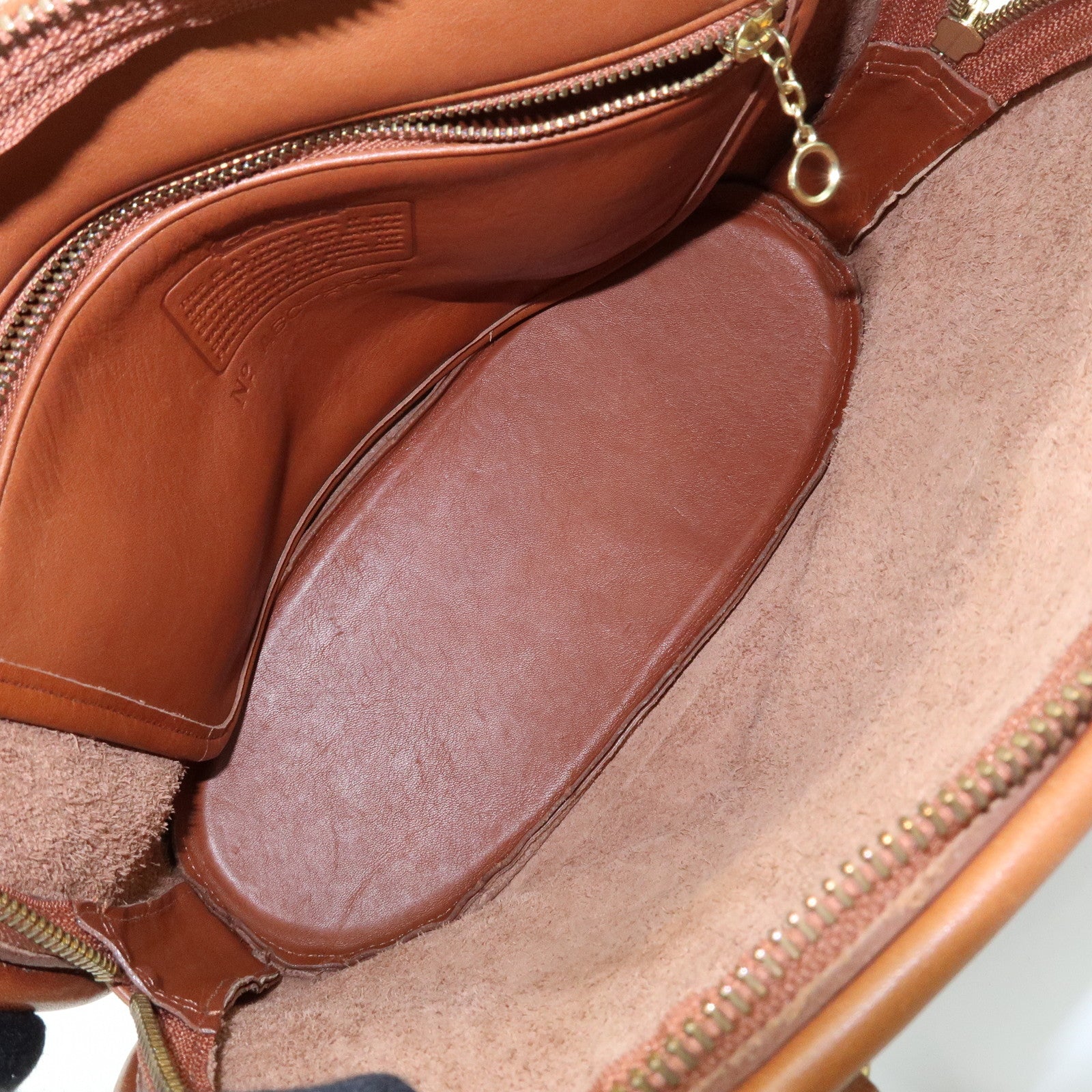 COACH Set of 3 Leather Hand Bag Shoulder Bag Brown Red