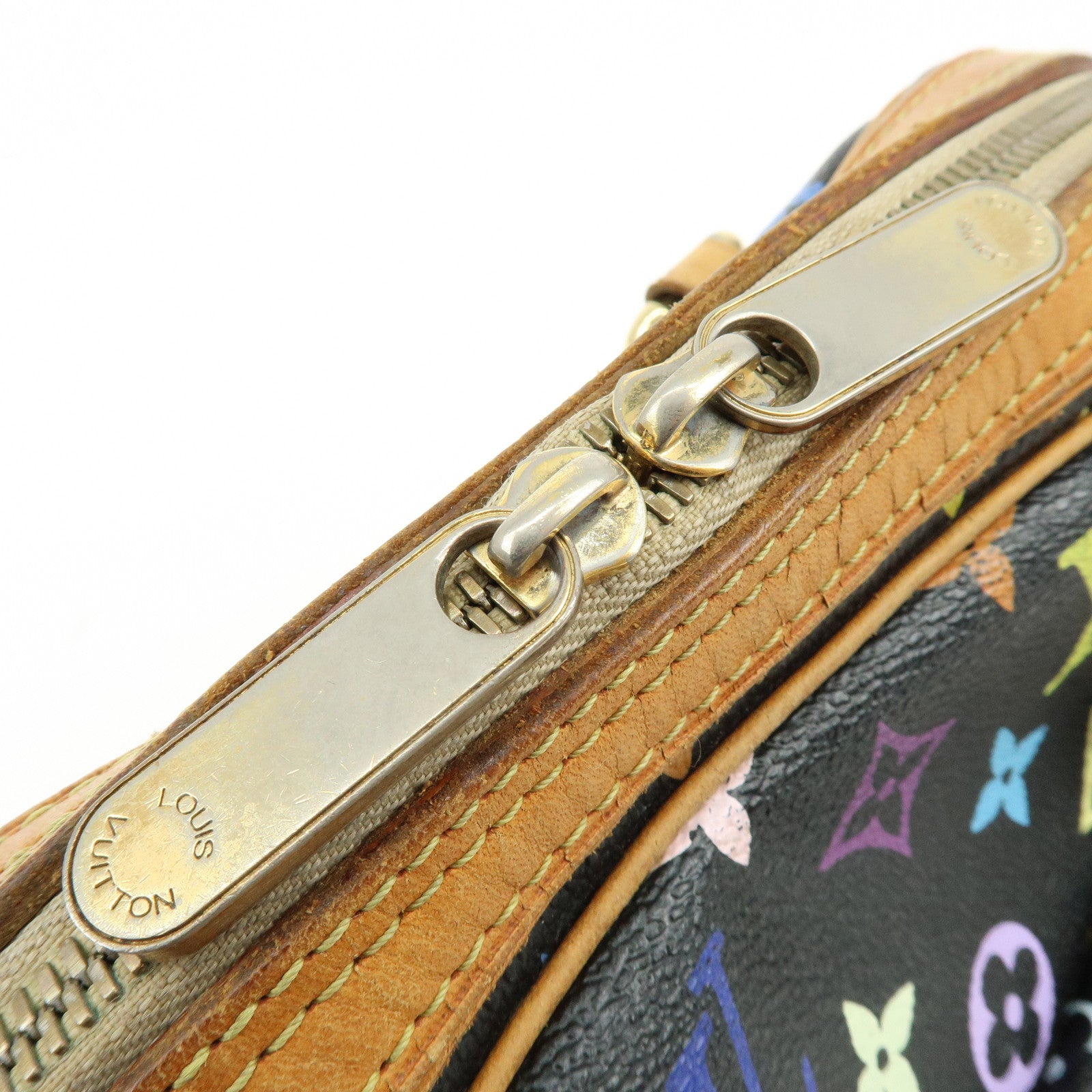 Louis Vuitton Monogram Multicolor Priscilla Hand Bag Noir M40097
