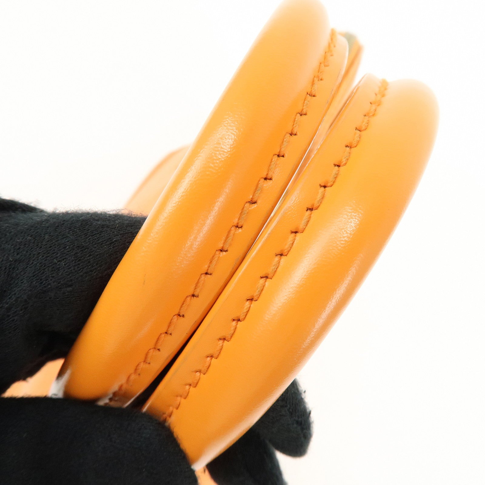 Louis Vuitton Epi Leather Alma PM Hand Bag Mandarin Orange M5124H