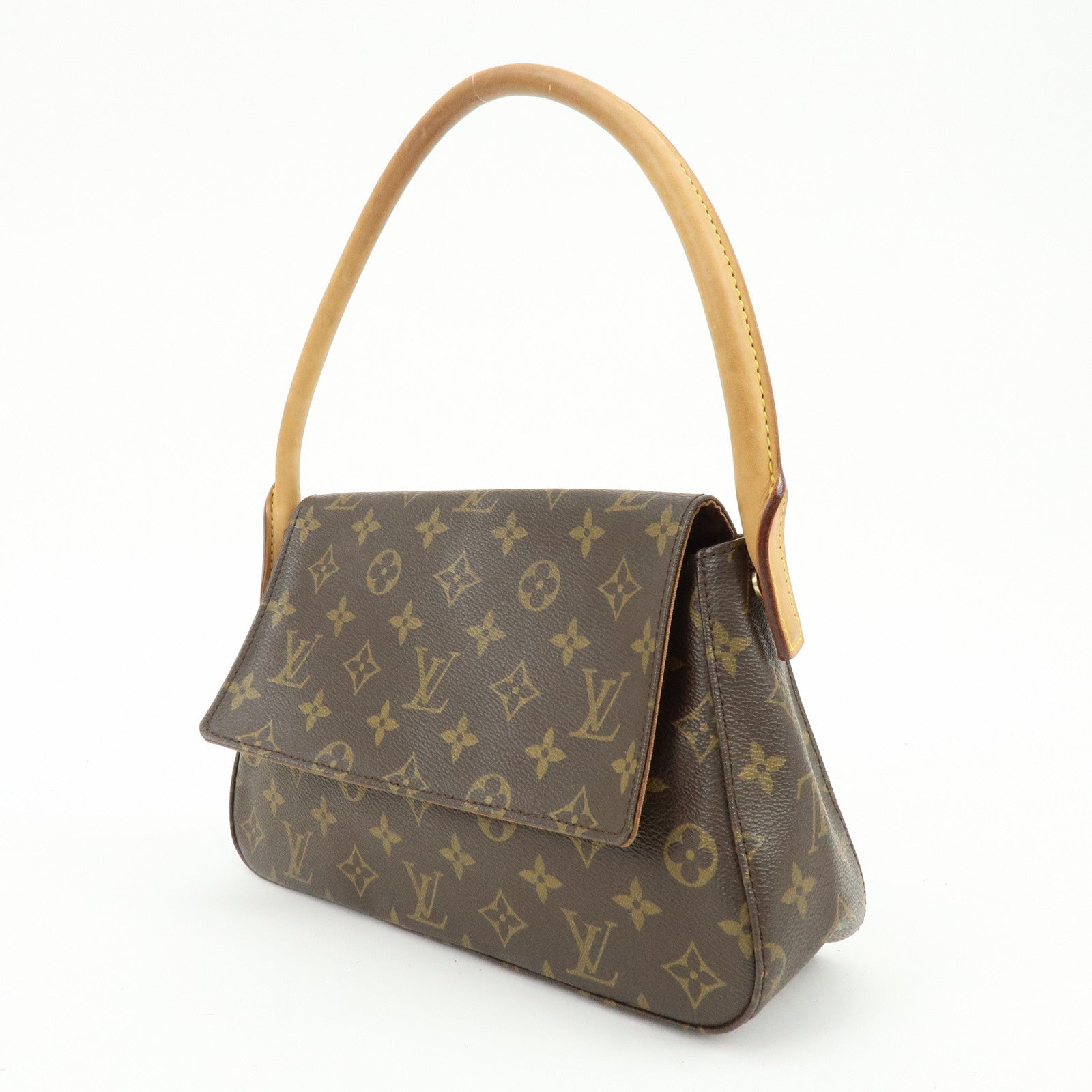Louis Vuitton Monogram Mini Looping Shoulder Bag Brown M51147