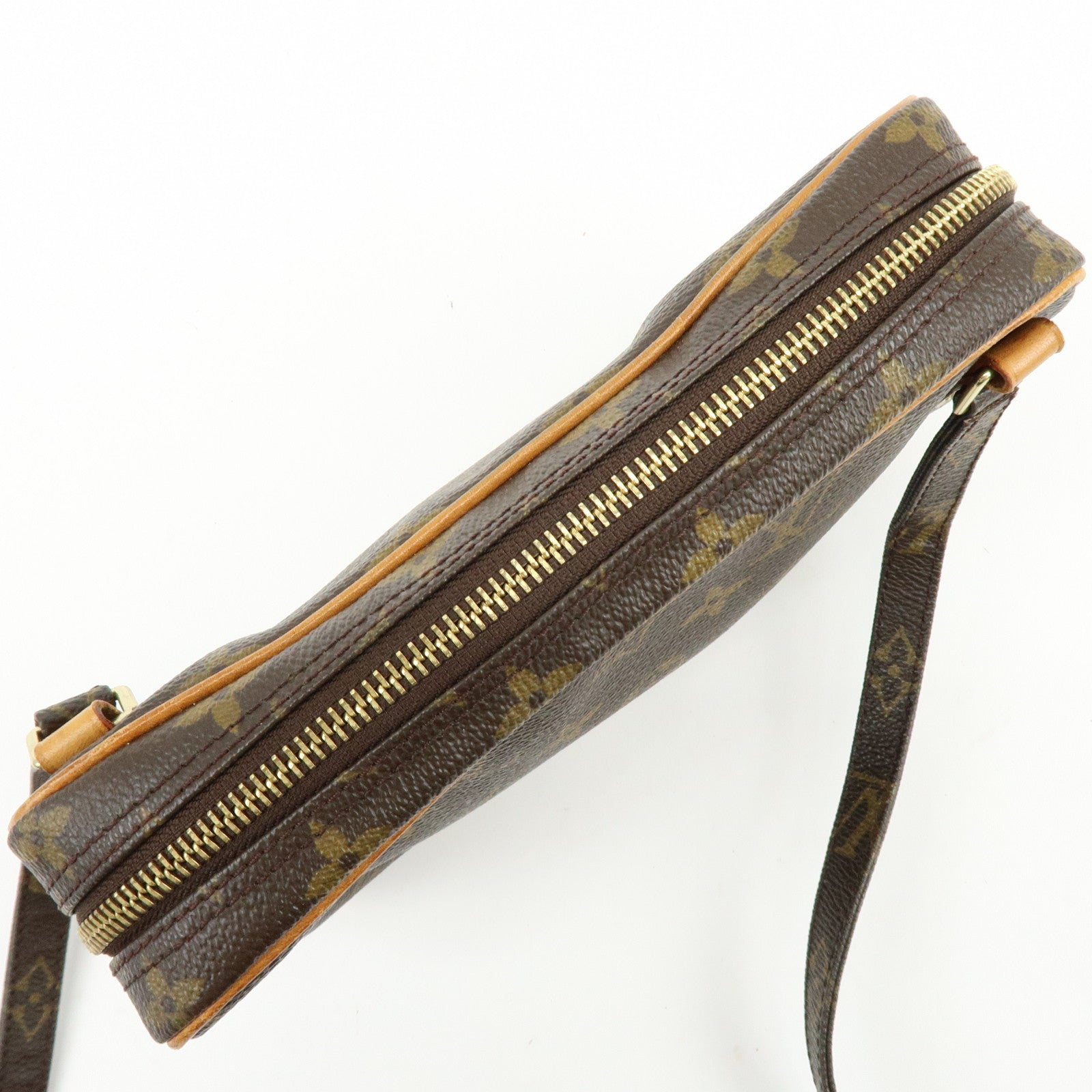 Louis Vuitton Monogram Pochette Marly Bandouliere Bag Brown M51828