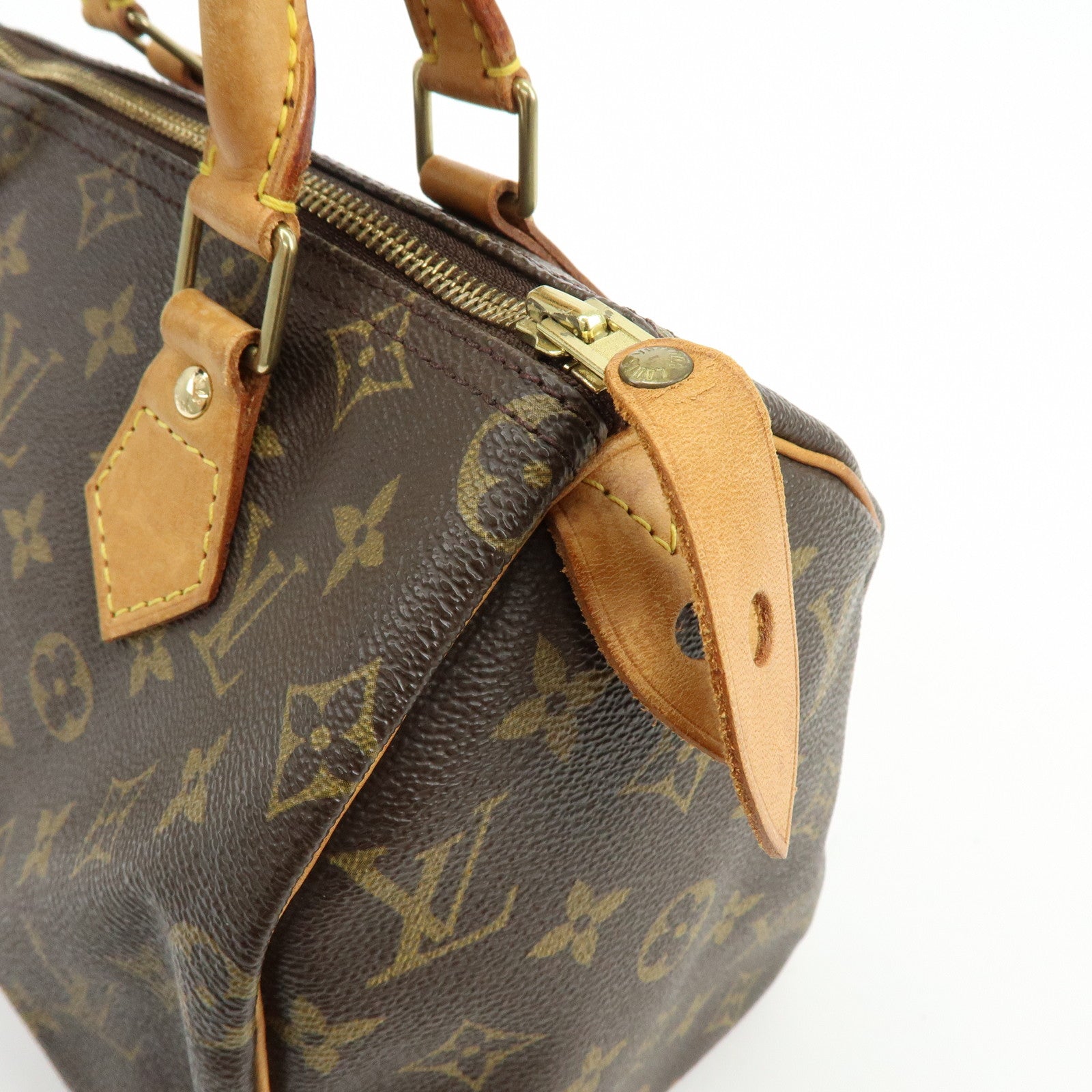 Louis Vuitton Monogram Speedy 25 Boston Bag Hand Bag Brown M41528