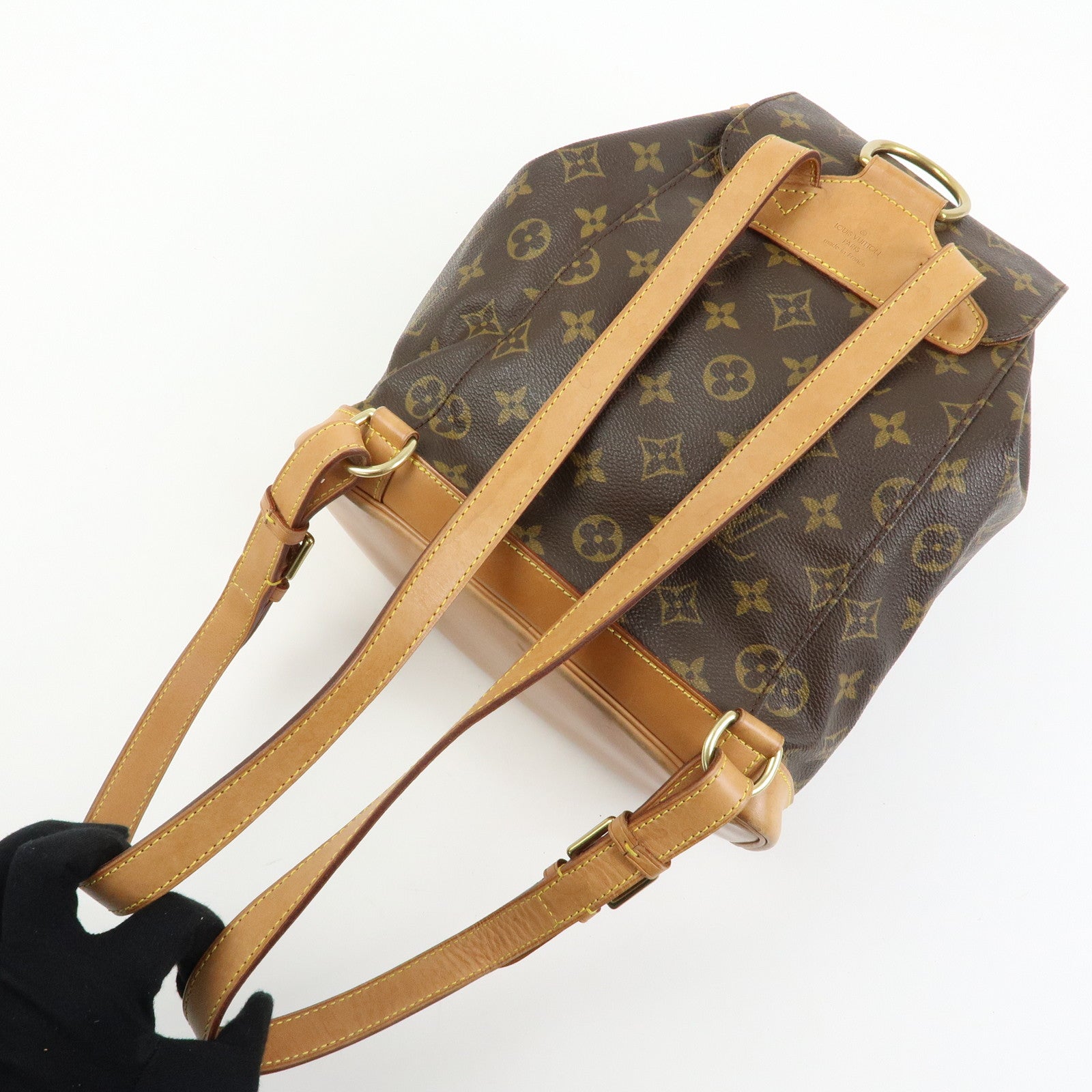 Louis Vuitton Monogram Montsouris MM Backpack Brown M51136