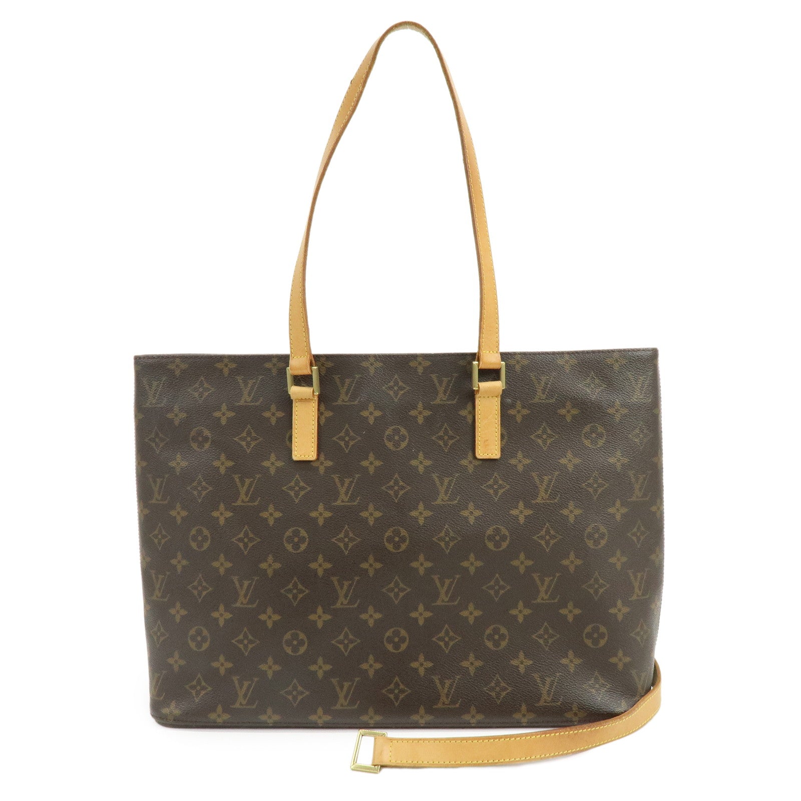 Louis Vuitton Monogram Luco Tote Bag Shoulder Bag Brown M51155