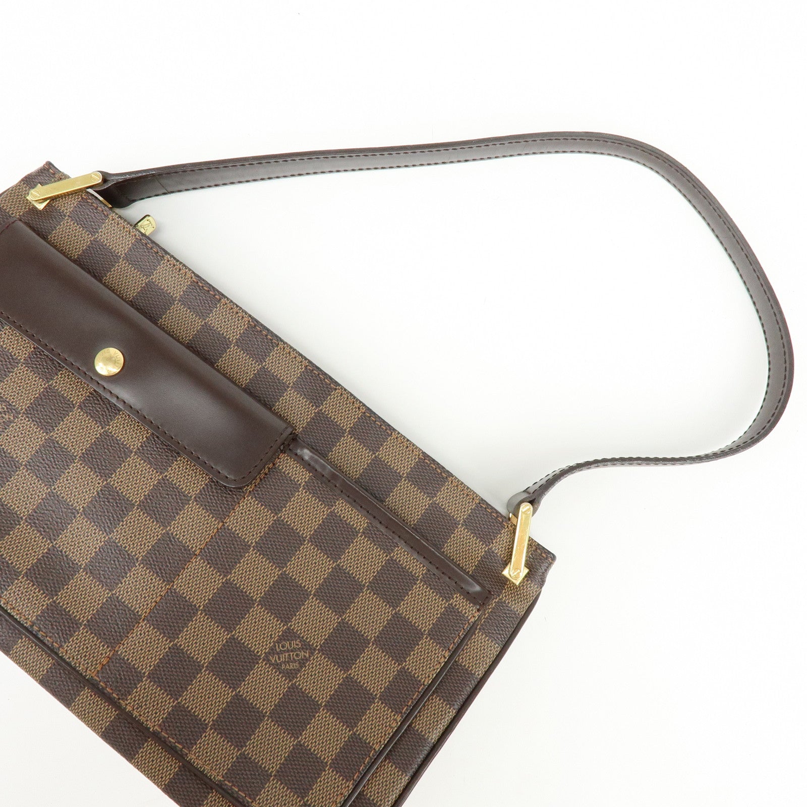Louis Vuitton Damier Aubagne Shoulder Bag Hand Bag Brown N51129
