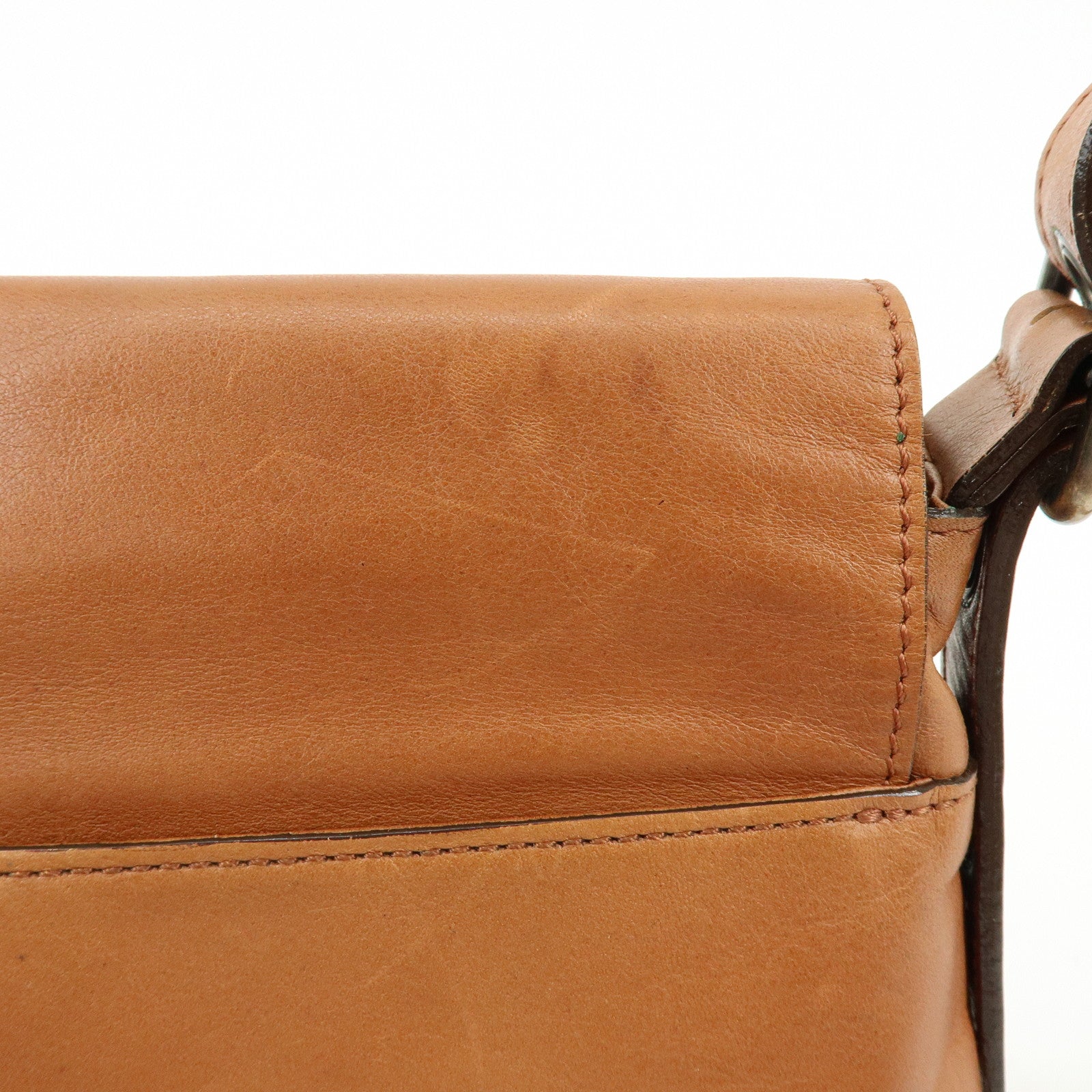 Chloe Eloise Leather Shoulder Bag Crossbody Bag  Brown