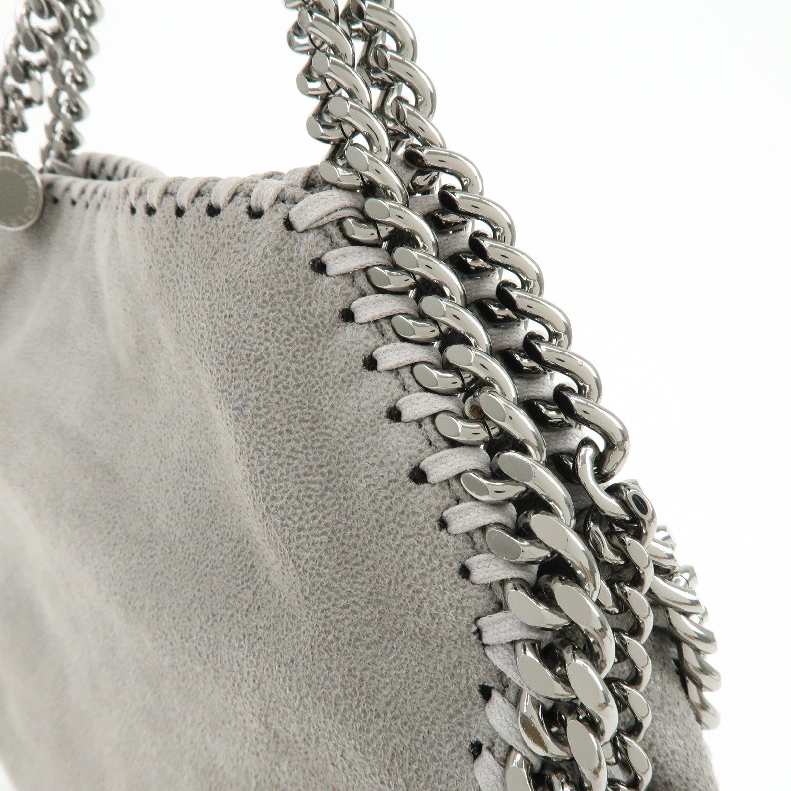 STELLA MCCARTNEY Falabella Faux Leather 2Way Bag Grey 371223