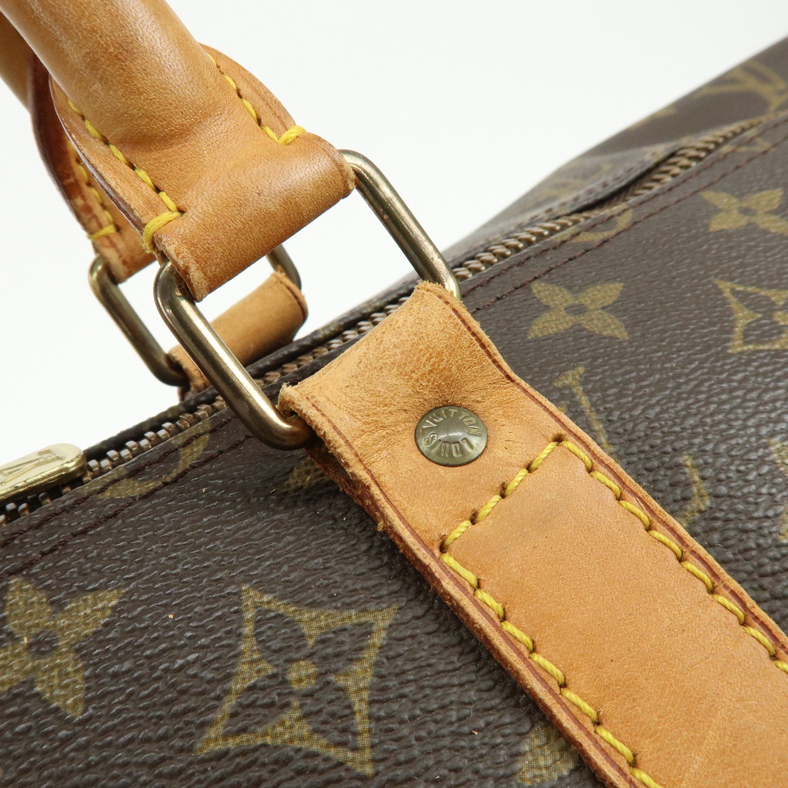 Louis Vuitton Monogram Keep All 55 Boston Bag Brown M41424