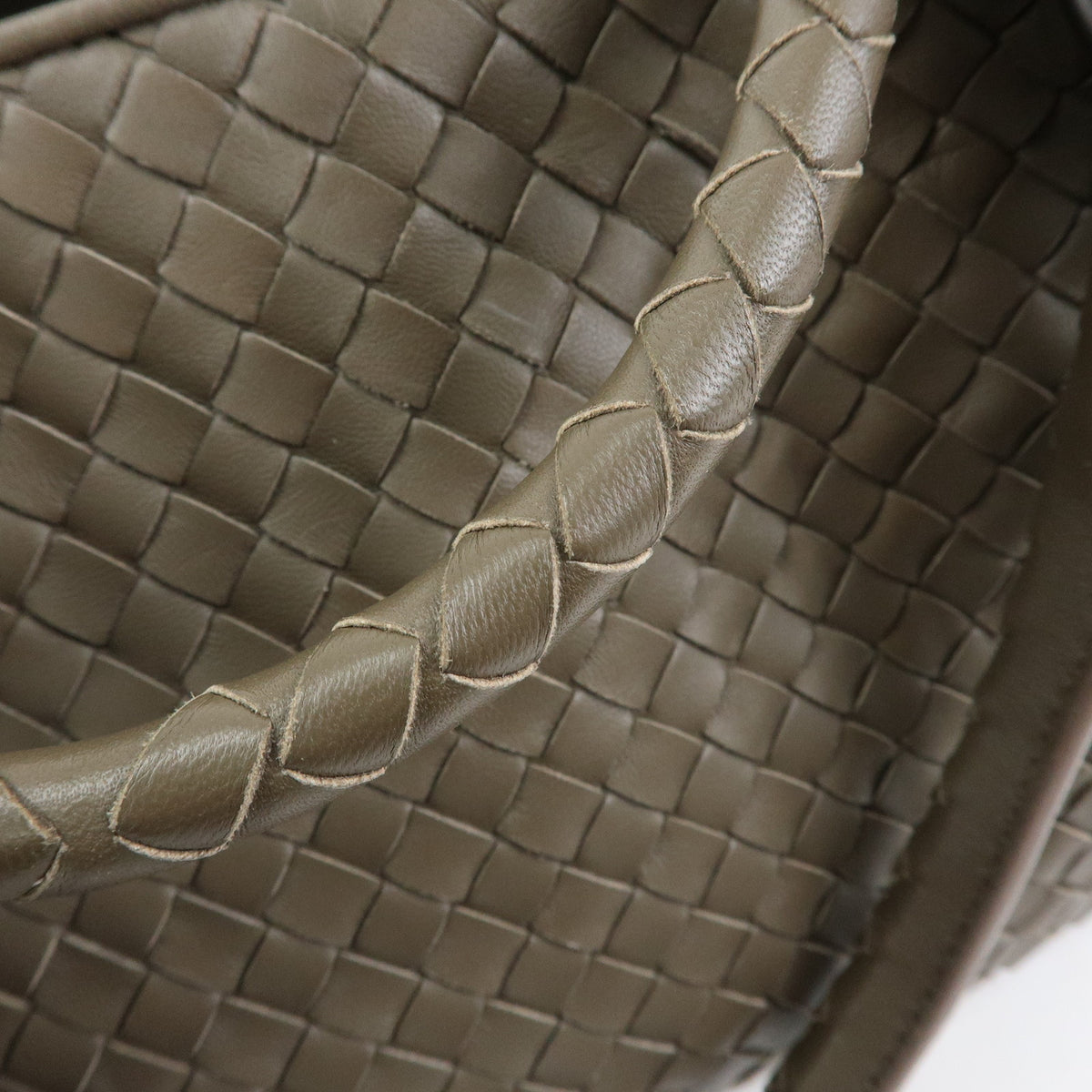 BOTTEGA VENETA Intrecciato Parachute Nappa Leather Shoulder Bag 428047