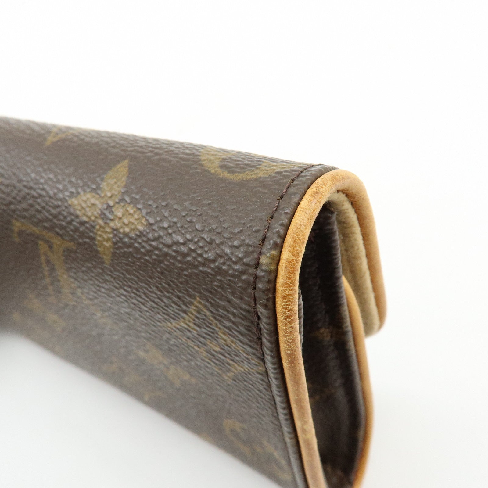 Louis Vuitton Monogram Pochette Twin PM Shoulder Bag Brown M51854