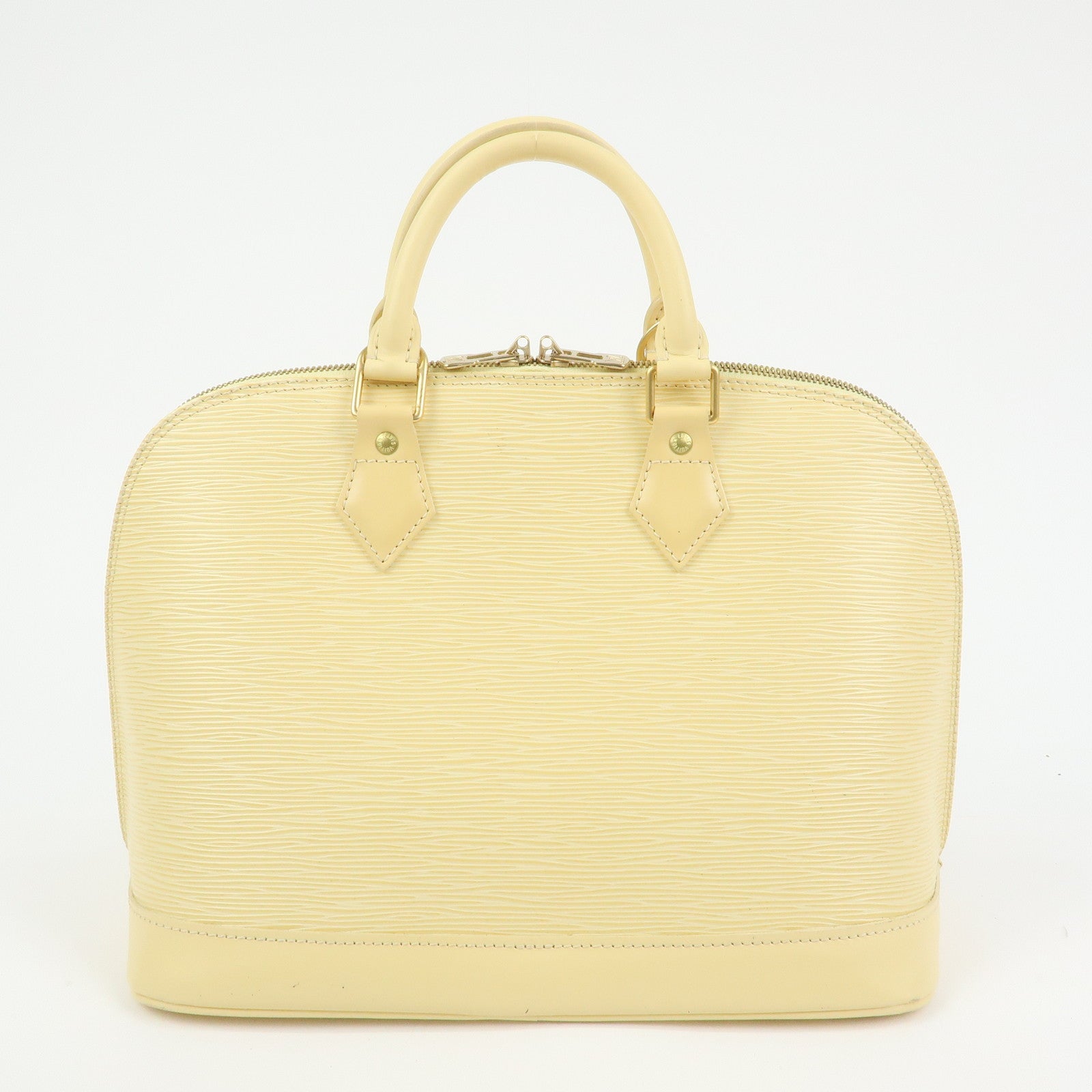 Louis Vuitton Alma Epi Leather Hand Bag Vanilla M5214A