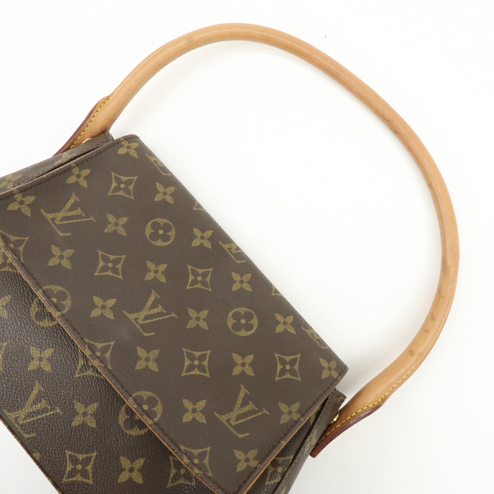 Louis Vuitton Monogram Mini Looping Shoulder Bag Brown M51147