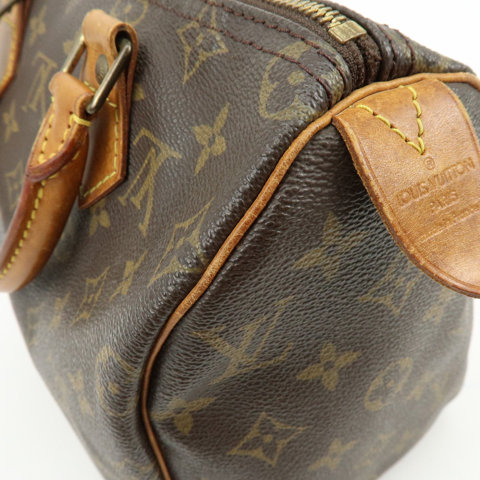 Louis Vuitton Monogram Speedy 25 Boston Bag Hand Bag Brown M41528