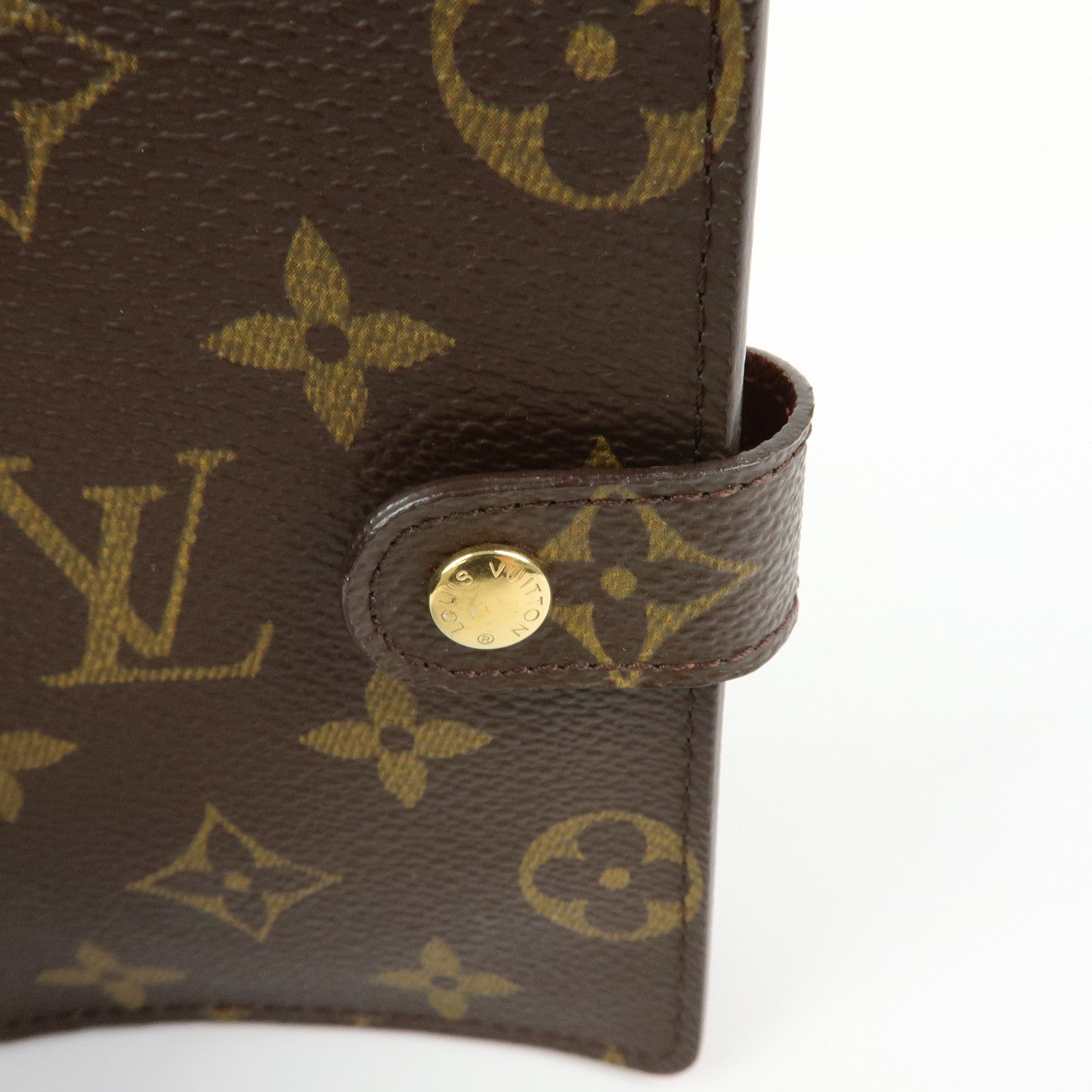 Louis Vuitton Monogram Agenda PM Planner Cover Brown R20005