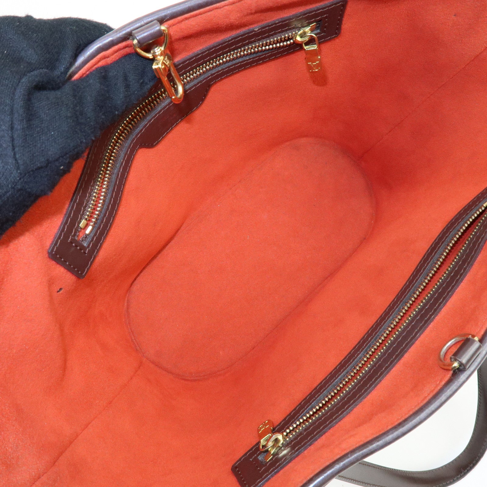 Louis Vuitton Manosque PM Damier Canvas Tote Bag Ebene N51121