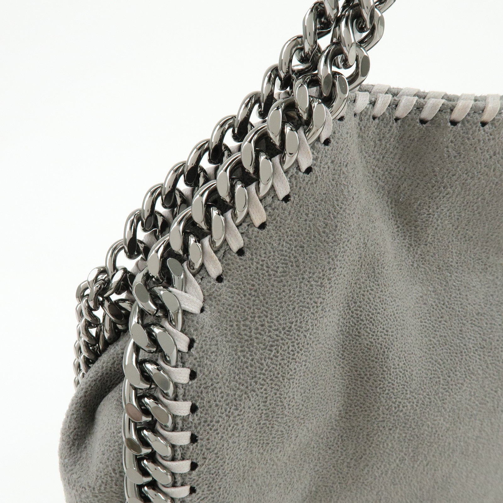 STELLA MCCARTNEY Falabella Faux Leather 2Way Bag Grey 371223