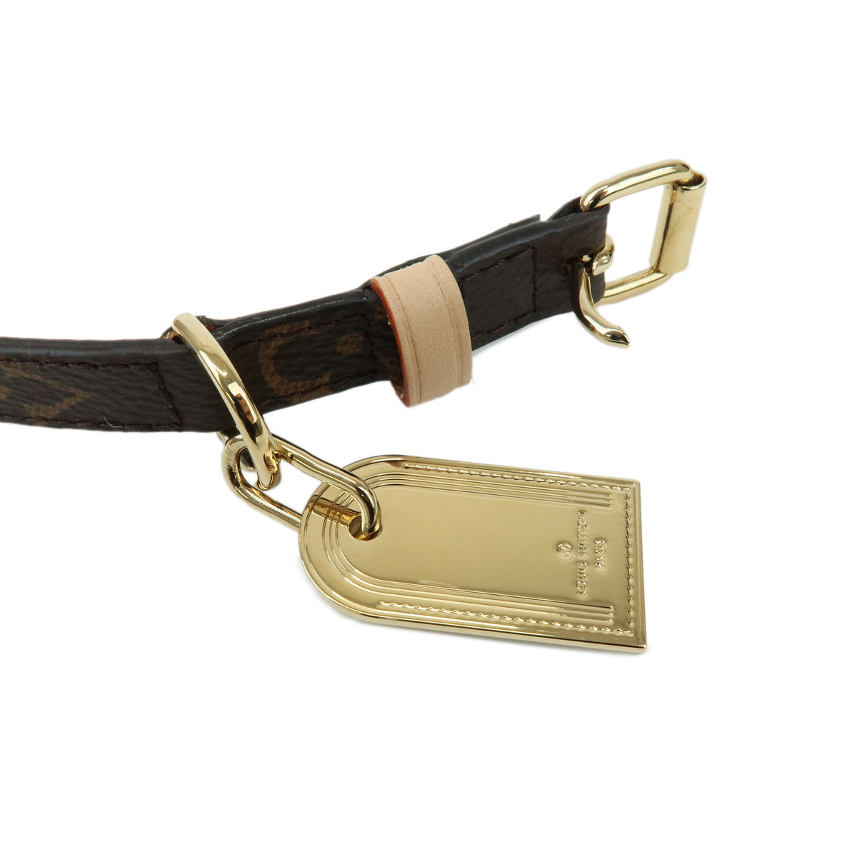 Louis Vuitton Monogram Canvas Collier Baxter XS Dog Collar M58073