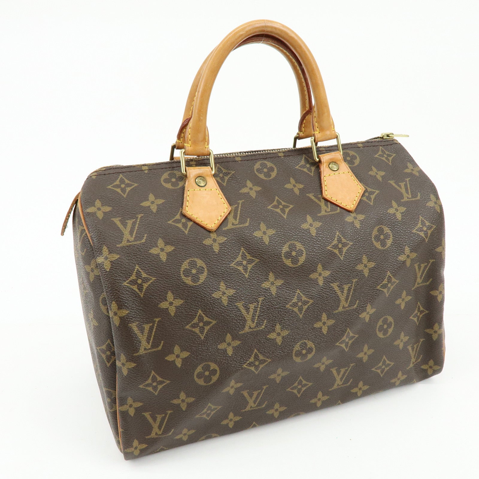 Louis Vuitton Monogram Speedy 30 Boston Bag Hand Bag Brown M41526