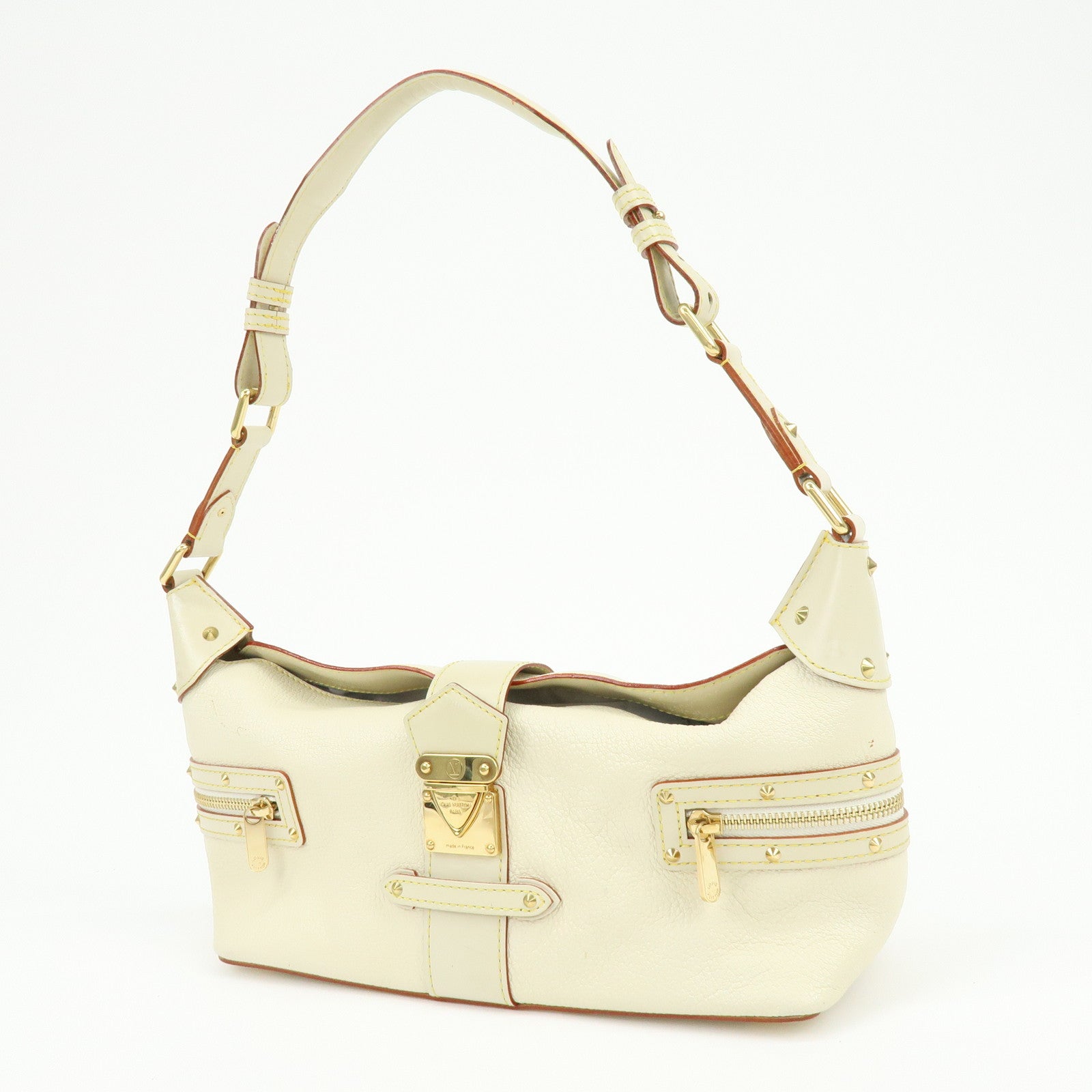Louis Vuitton Suhari Impetueux Leather Shoulder Bag Blanc M91858