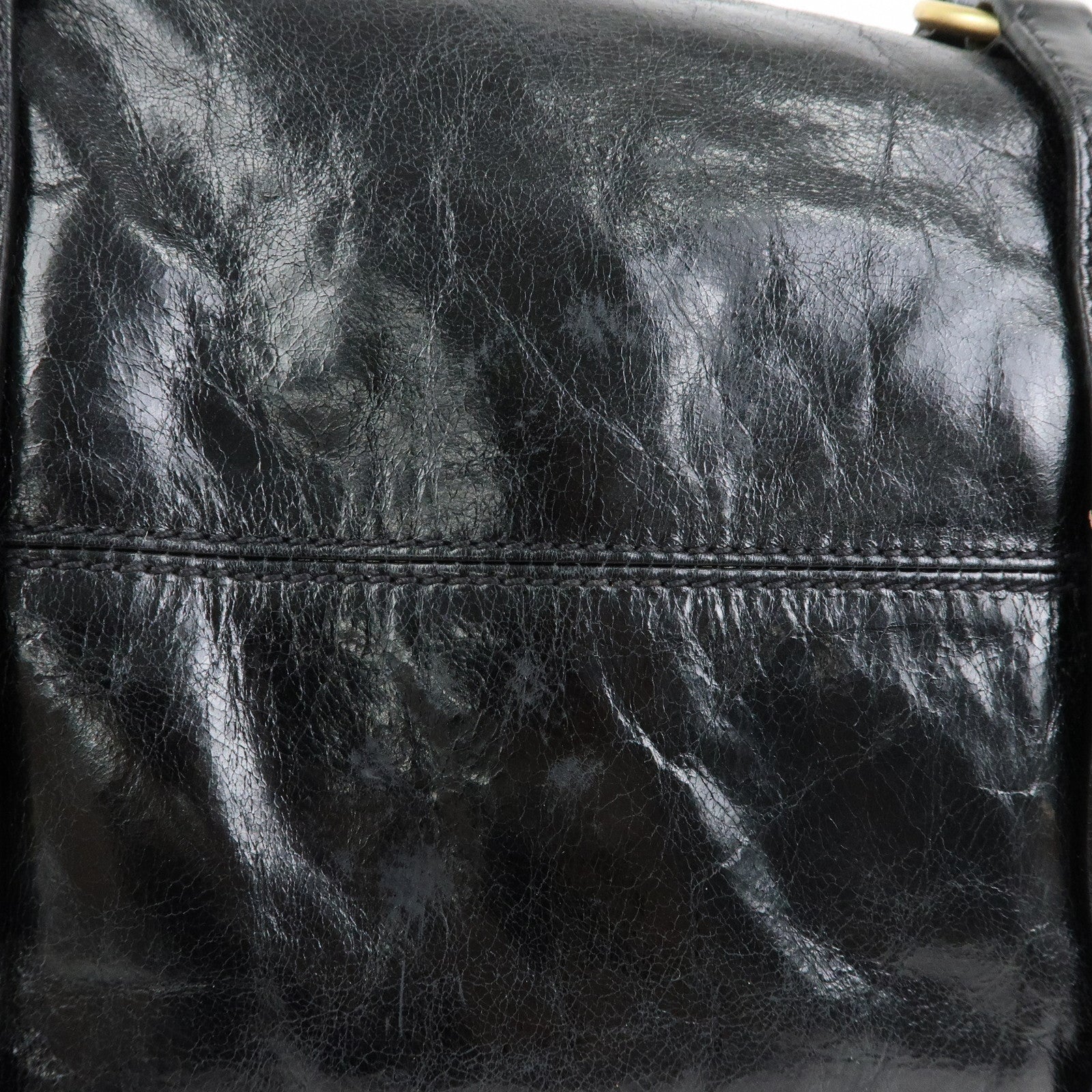 MIU MIU Leather Side Ribbon Large 2Way Hand Shoulder Bag Black  RT0365