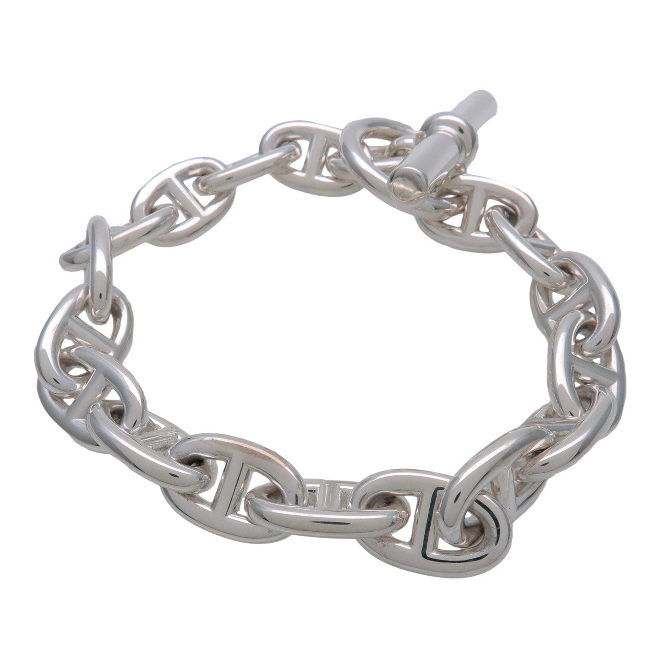 HERMES Chaine d'Ancre MM Bracelet SV925 Silver