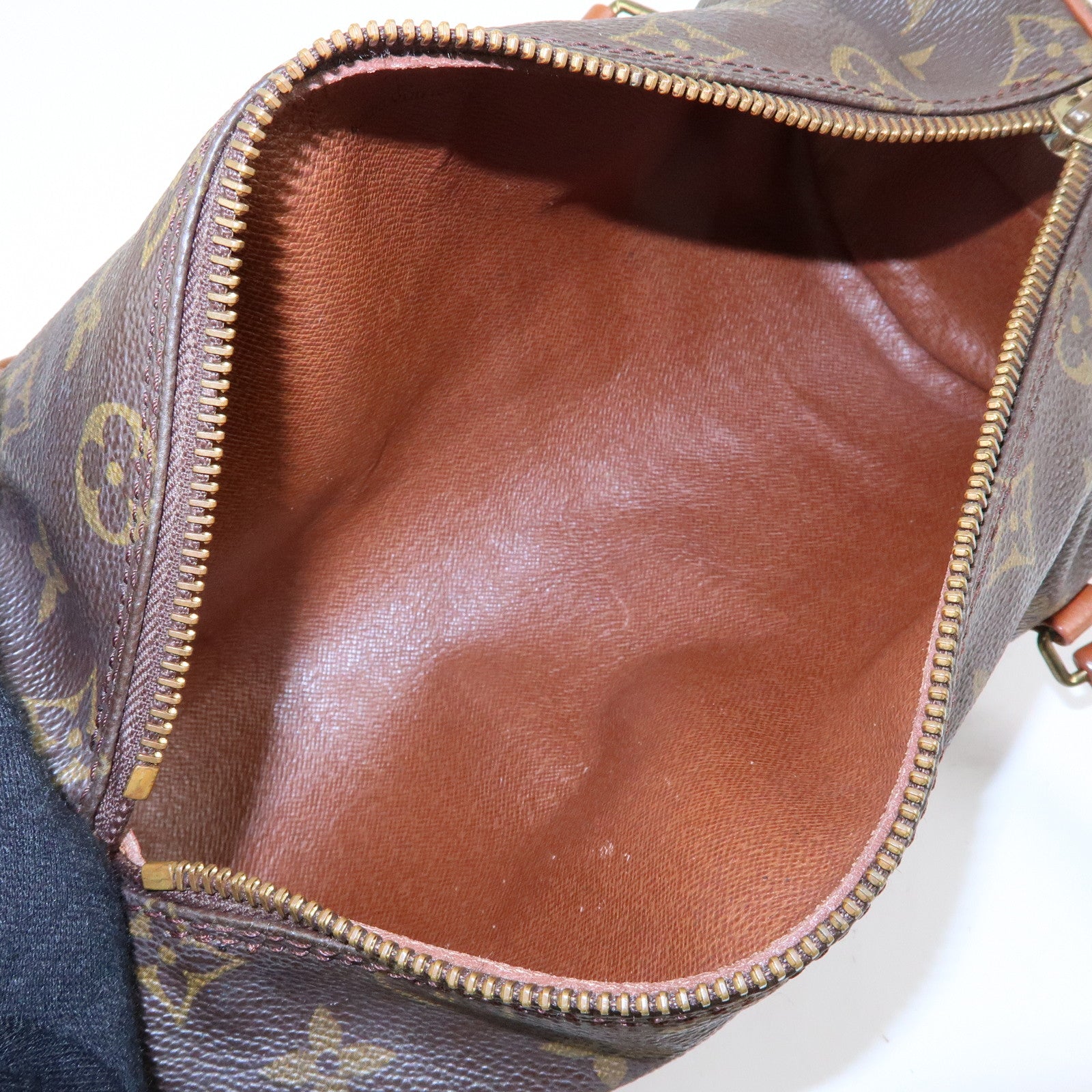 Louis Vuitton Monogram Papillon 26 Hand Bag Brown M51366
