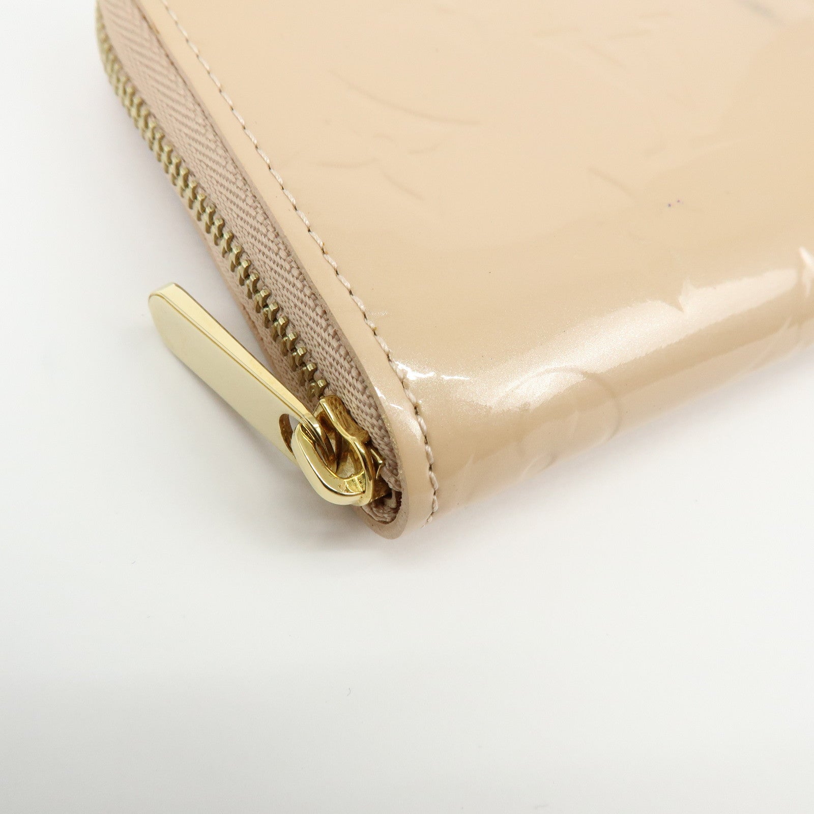 Louis Vuitton Monogram Vernis Zippy Coin Case Rose Florentin M91535