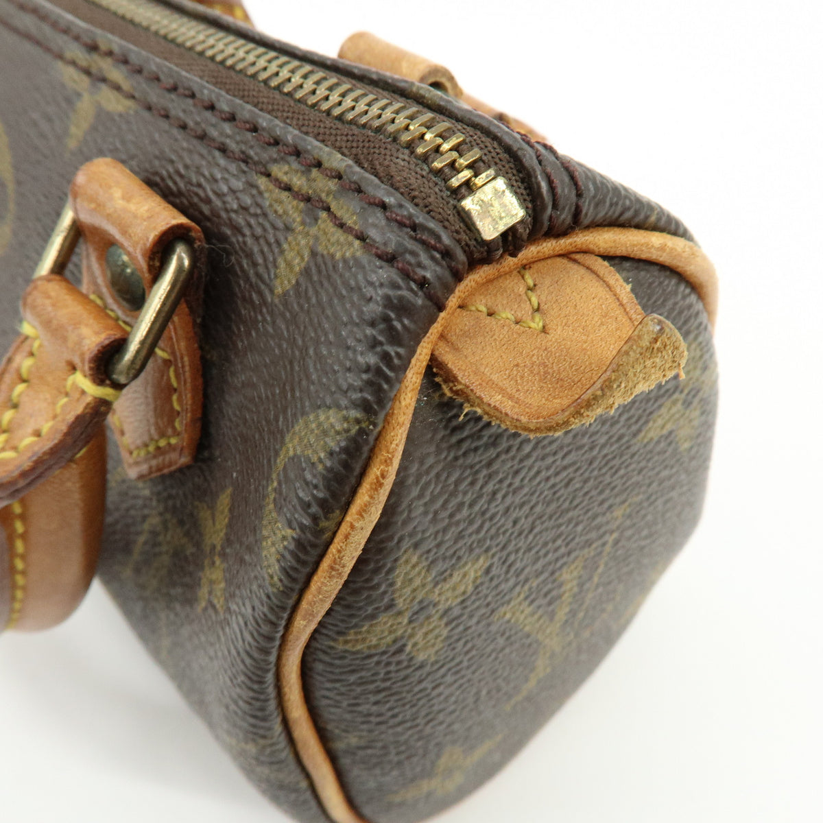 Louis Vuitton Monogram Mini Speedy Hand Bag and Strap M41534 J52315 Lot