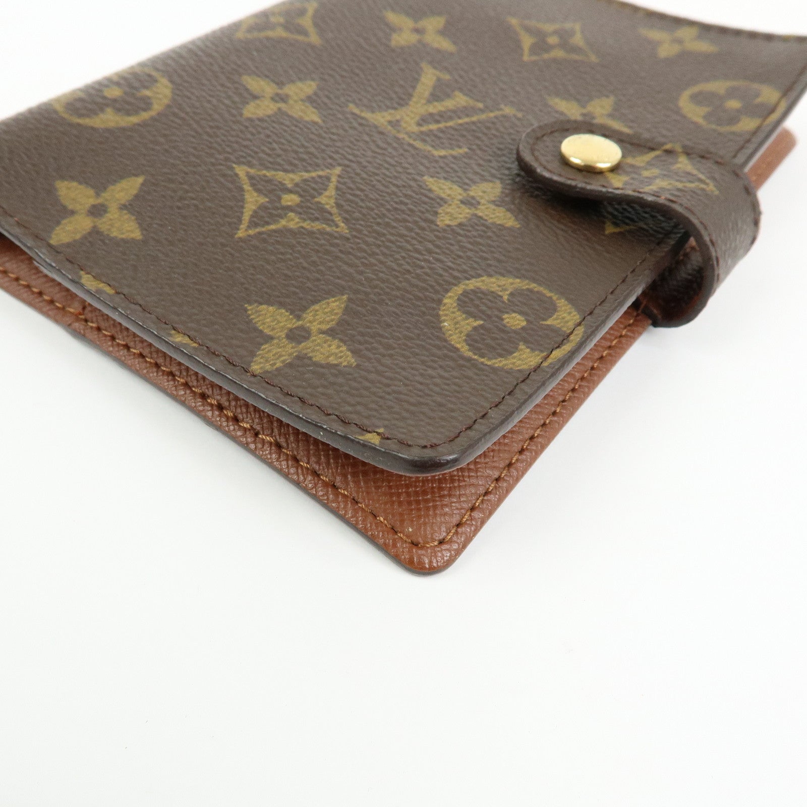 Louis Vuitton Monogram Agenda PM Planner Cover Brown R20005