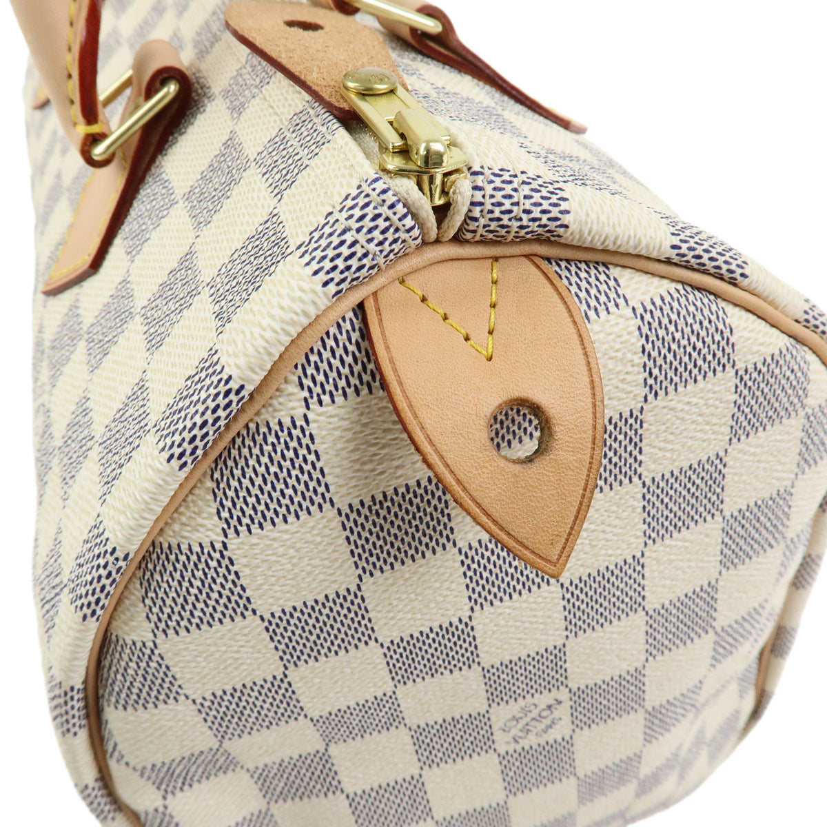 Louis Vuitton Damier Azur Speedy 30 Canvas Boston Bag Hand Bag N41533