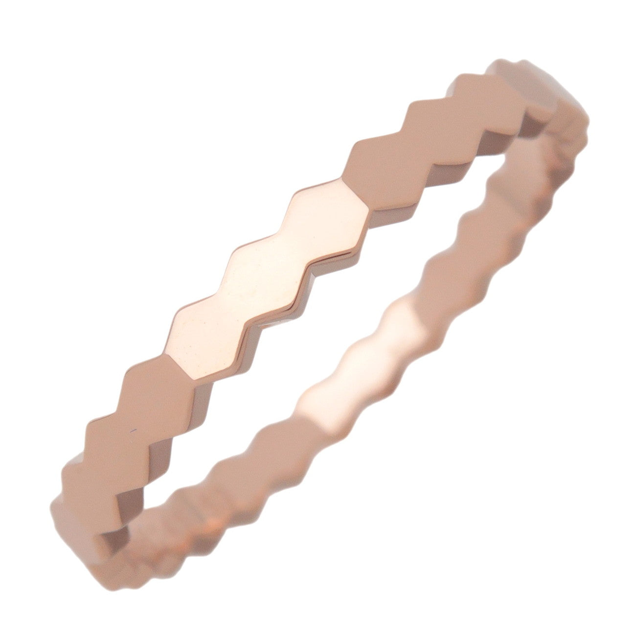 CHAUMET Bee My Love Honeycomb Ring K18 750PG Rose Gold #53 081931