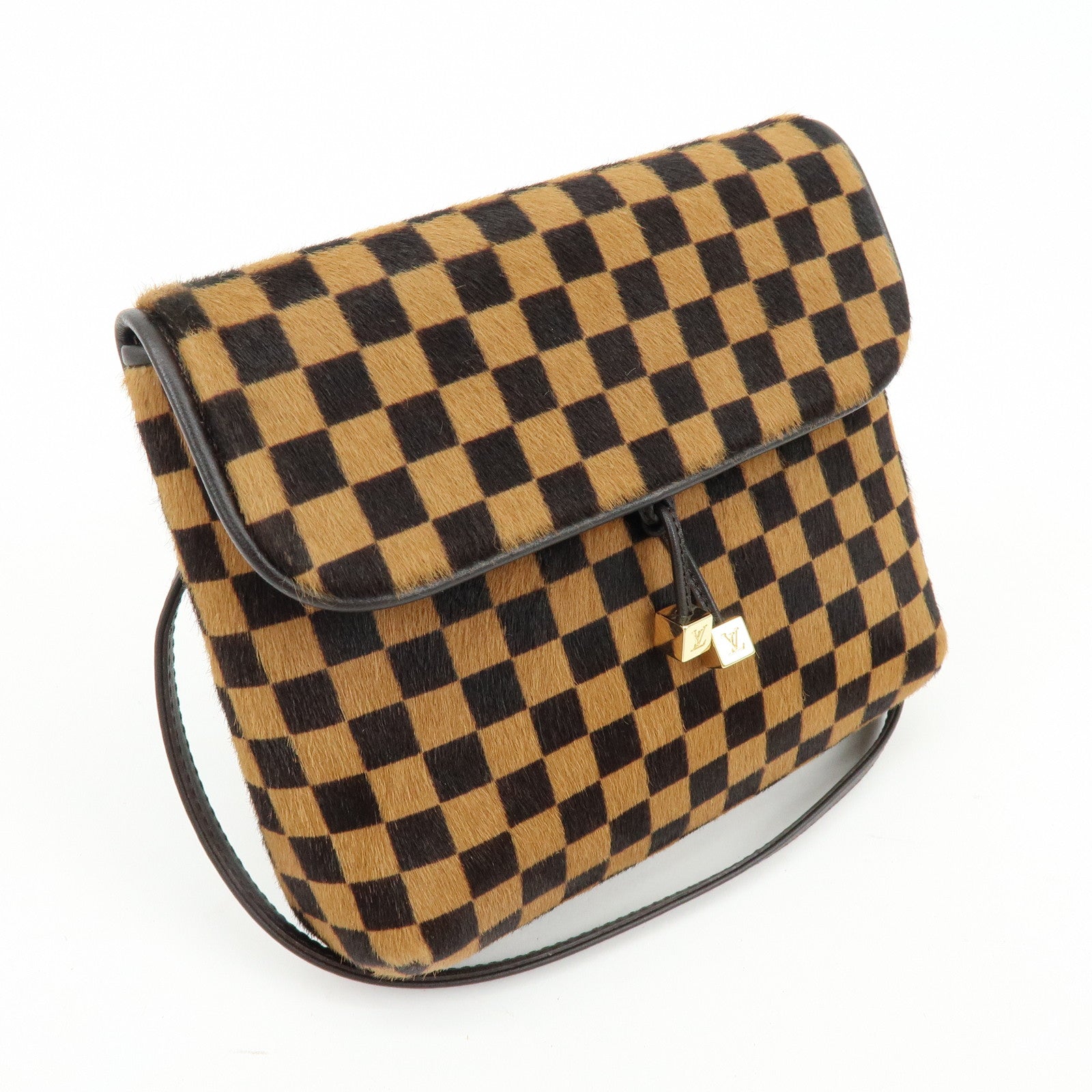 Louis Vuitton Damier Sauvage Gazelle Beige Shoulder Bag M92130