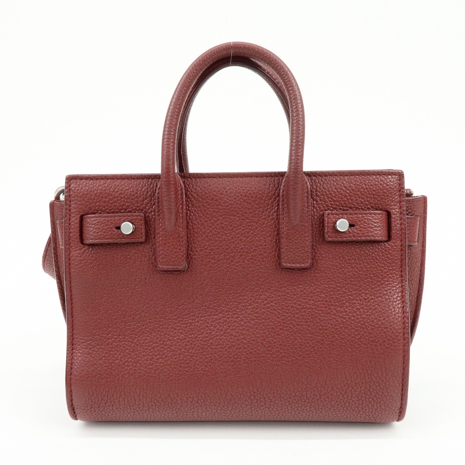 SAINT LAURENT PARIS Calf Leather Sac de Jour 2Way Hand Bag 485019
