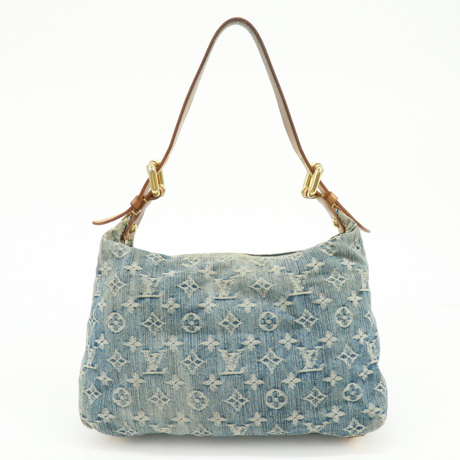 Louis Vuitton Monogram Denim Baggy PM 2Way Bag Shoulder Bag M95049