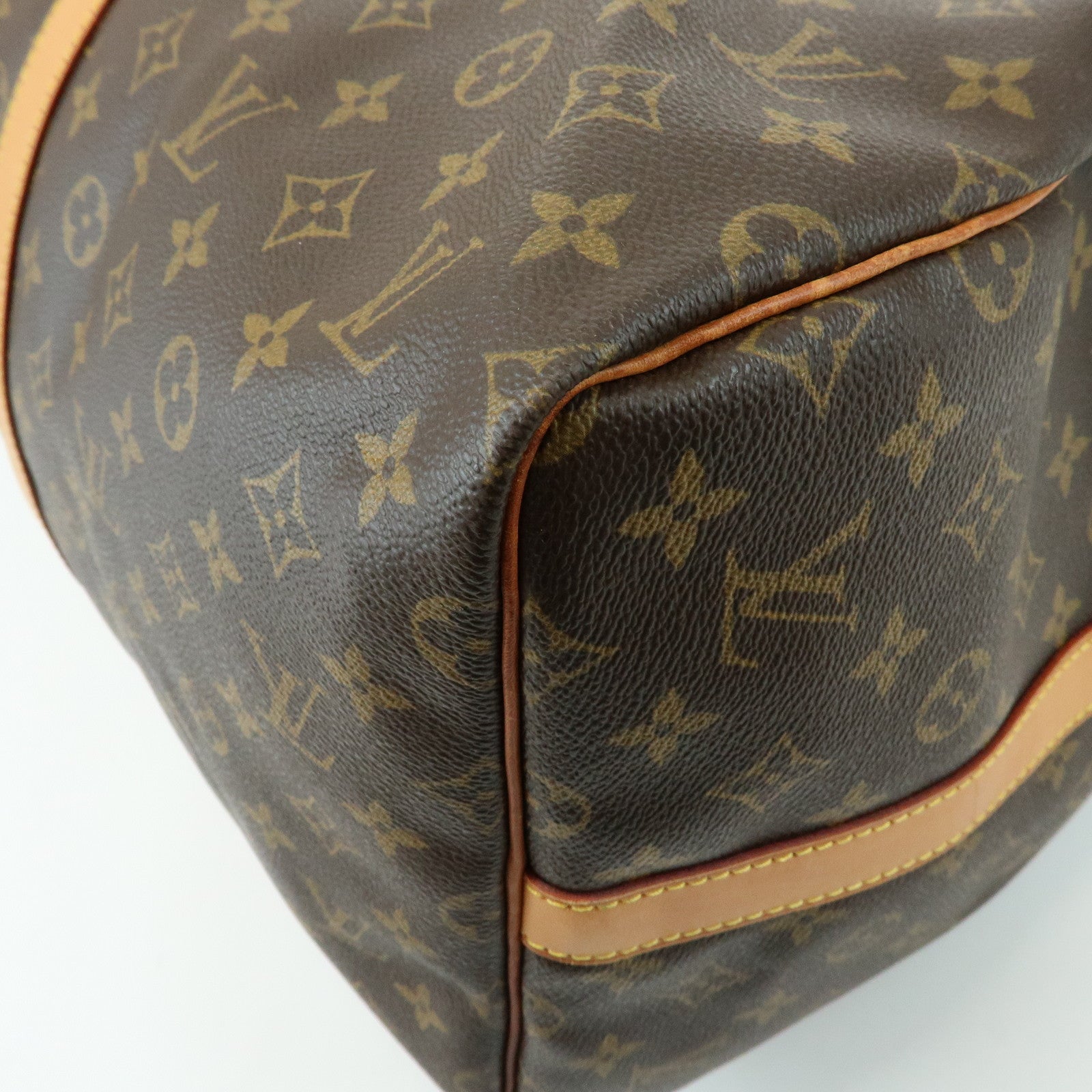 Louis Vuitton Monogram Keep All Bandouliere 55 Boston Bag M41414