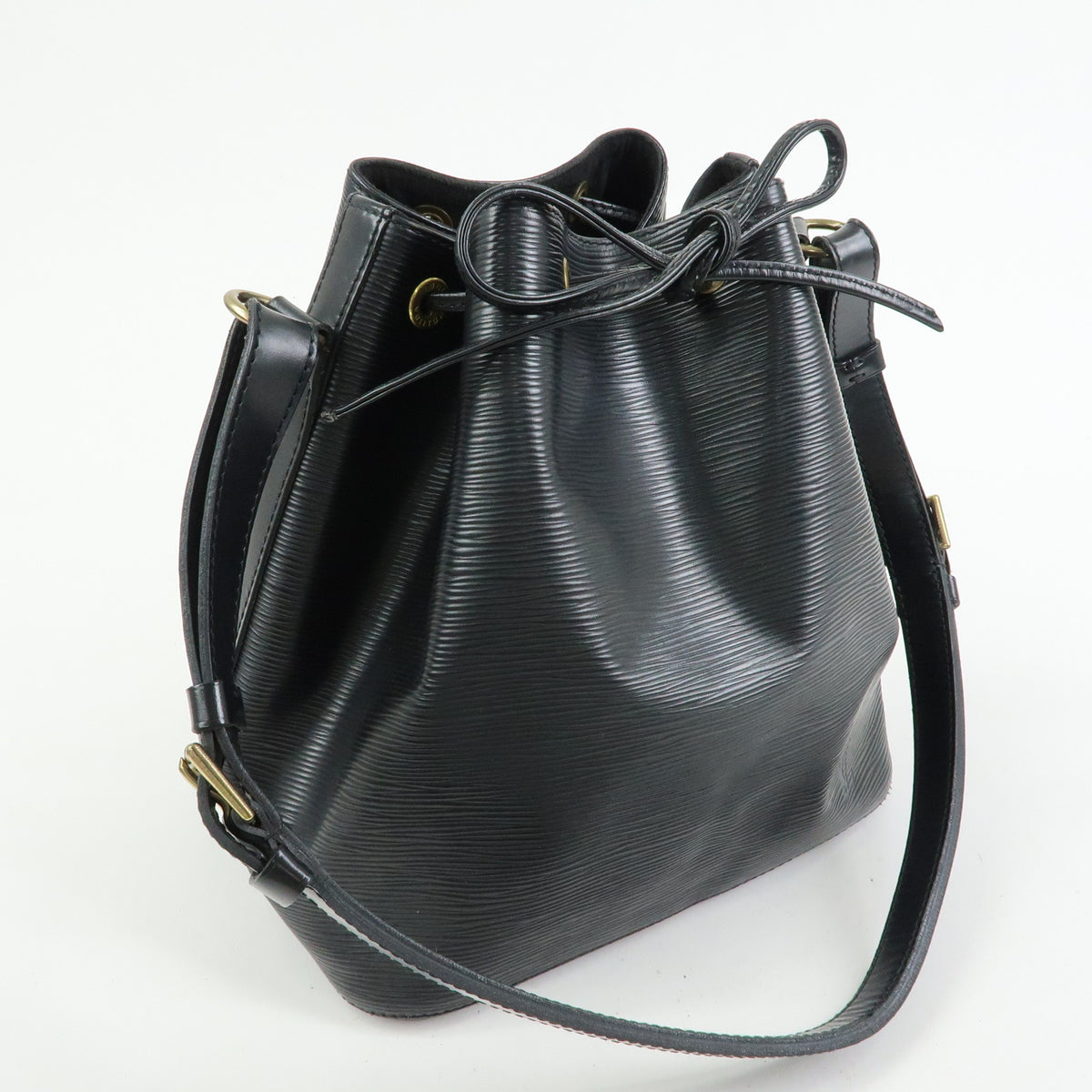 Louis Vuitton Epi Leather Petit Noe Shoulder Bag Noir Black M59012