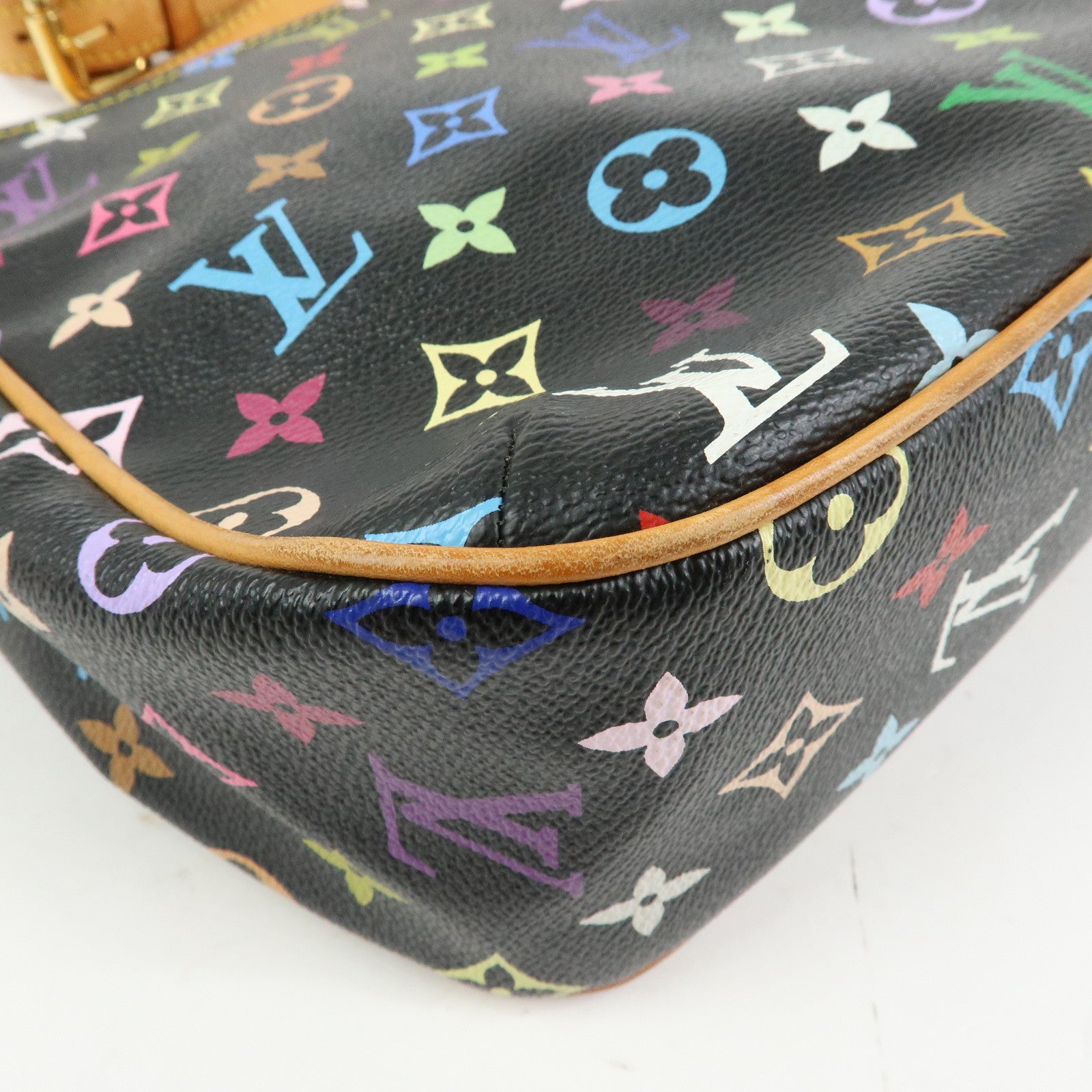 Louis Vuitton Monogram Multicolor Lodge PM Shoulder Bag Noir M40054