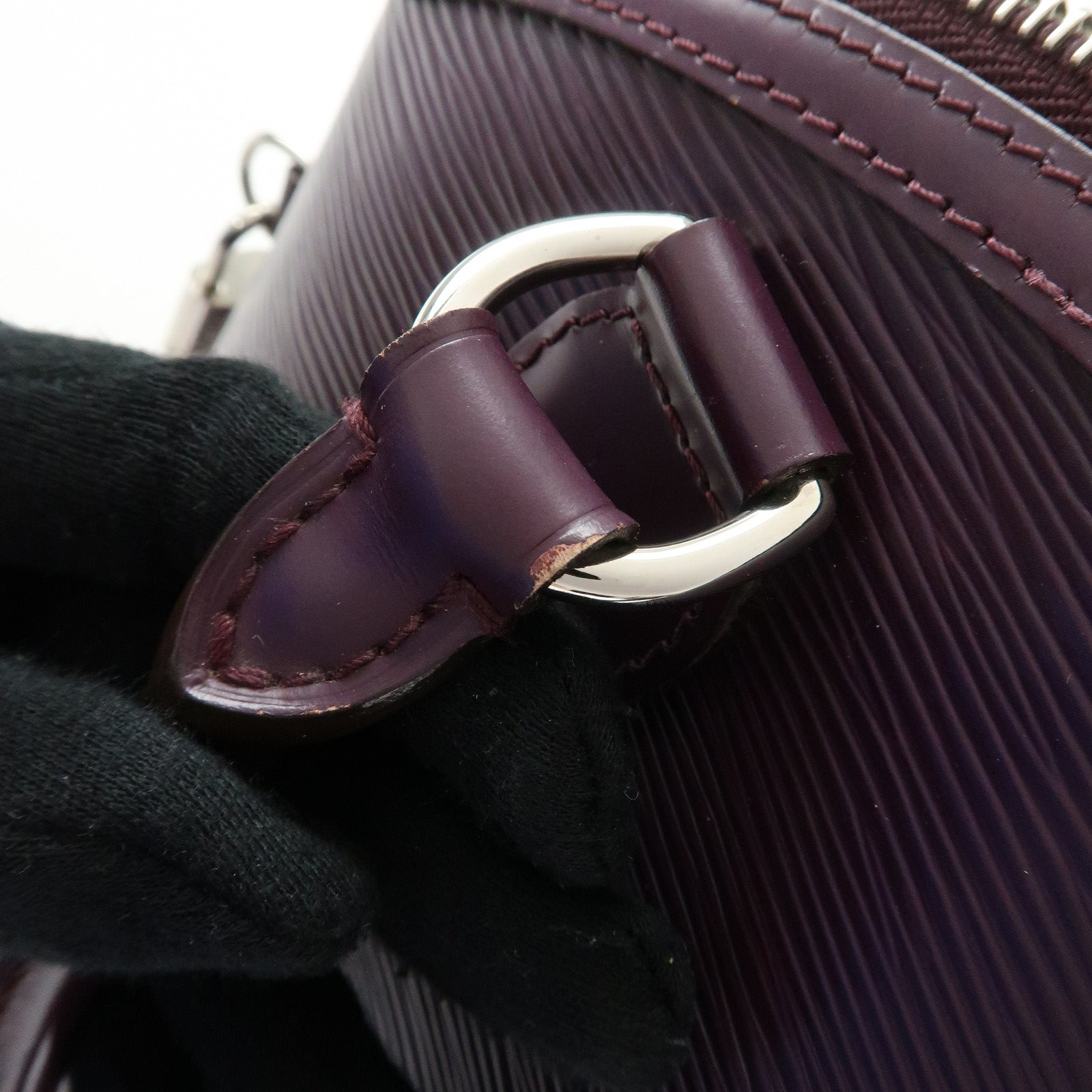 Louis Vuitton Epi Lockit PM Tote Bag Hand Bag Cassis M4229K