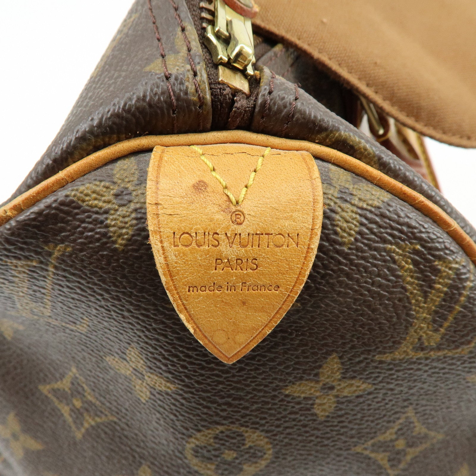 Louis Vuitton Monogram Speedy 30 Boston Bag Hand Bag Brown M41526